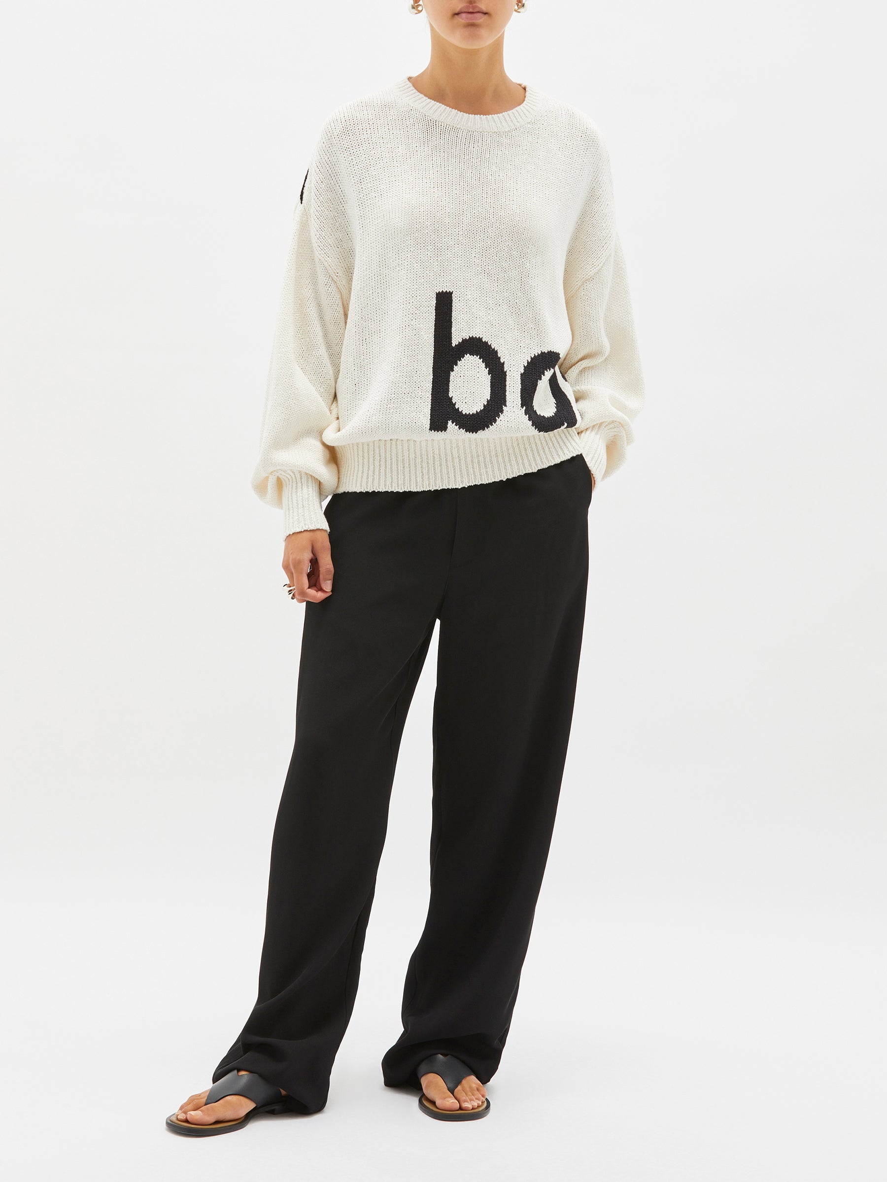 bassike crew knit