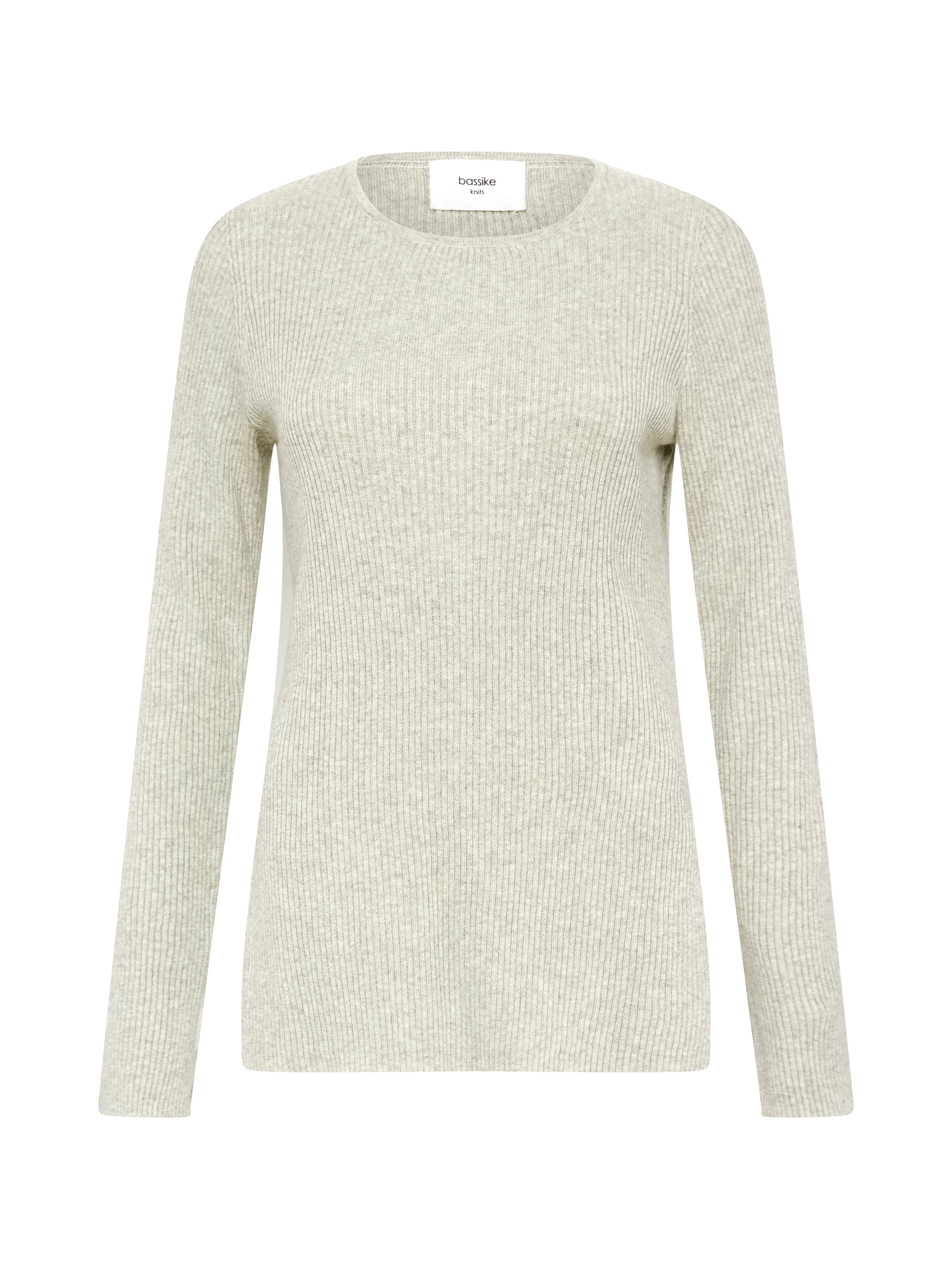 fine cotton linen ribbed knit