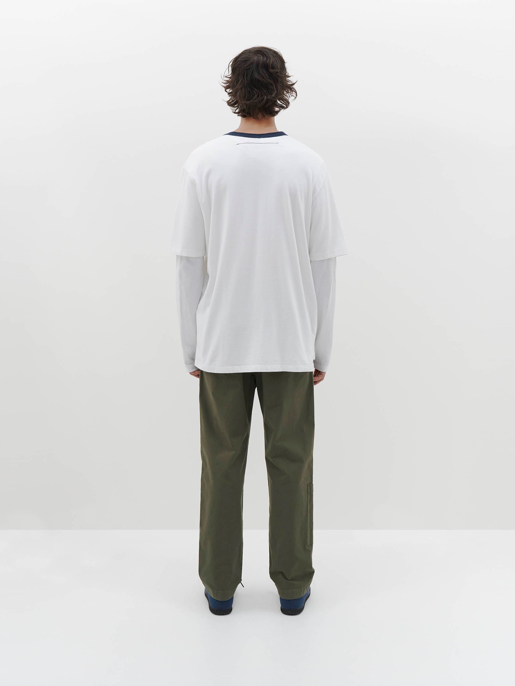 slouch fit contrast t.shirt