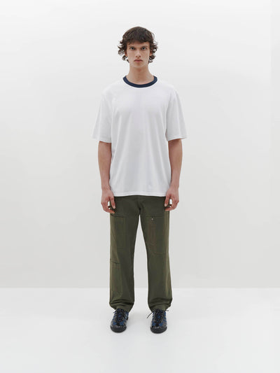 slouch fit contrast t.shirt