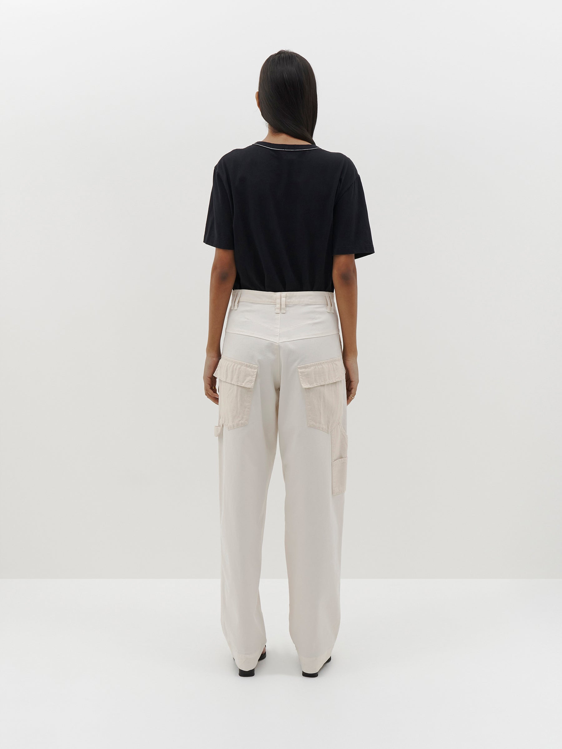 slouch cotton utility chino