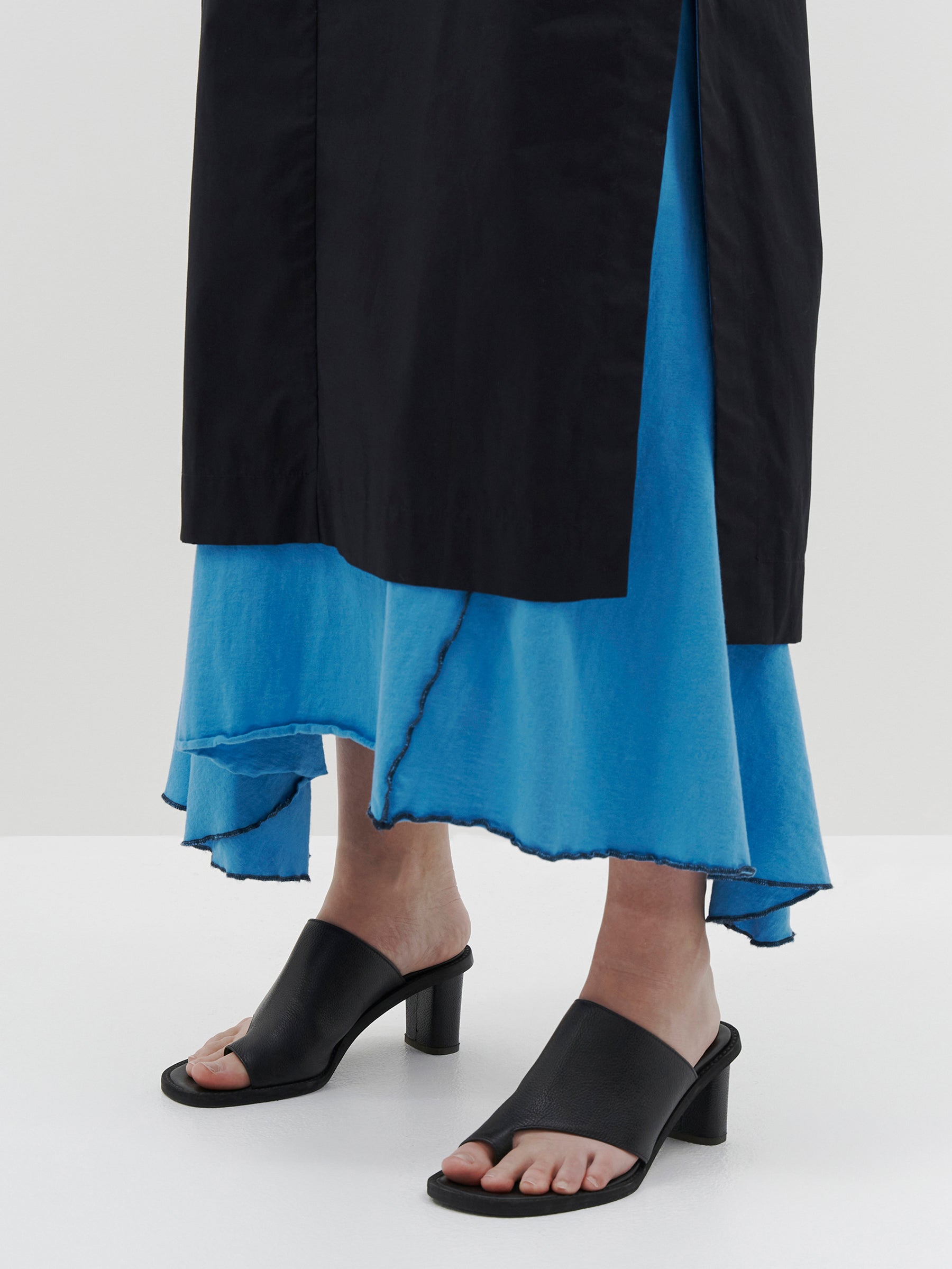 zip detail shirt dress