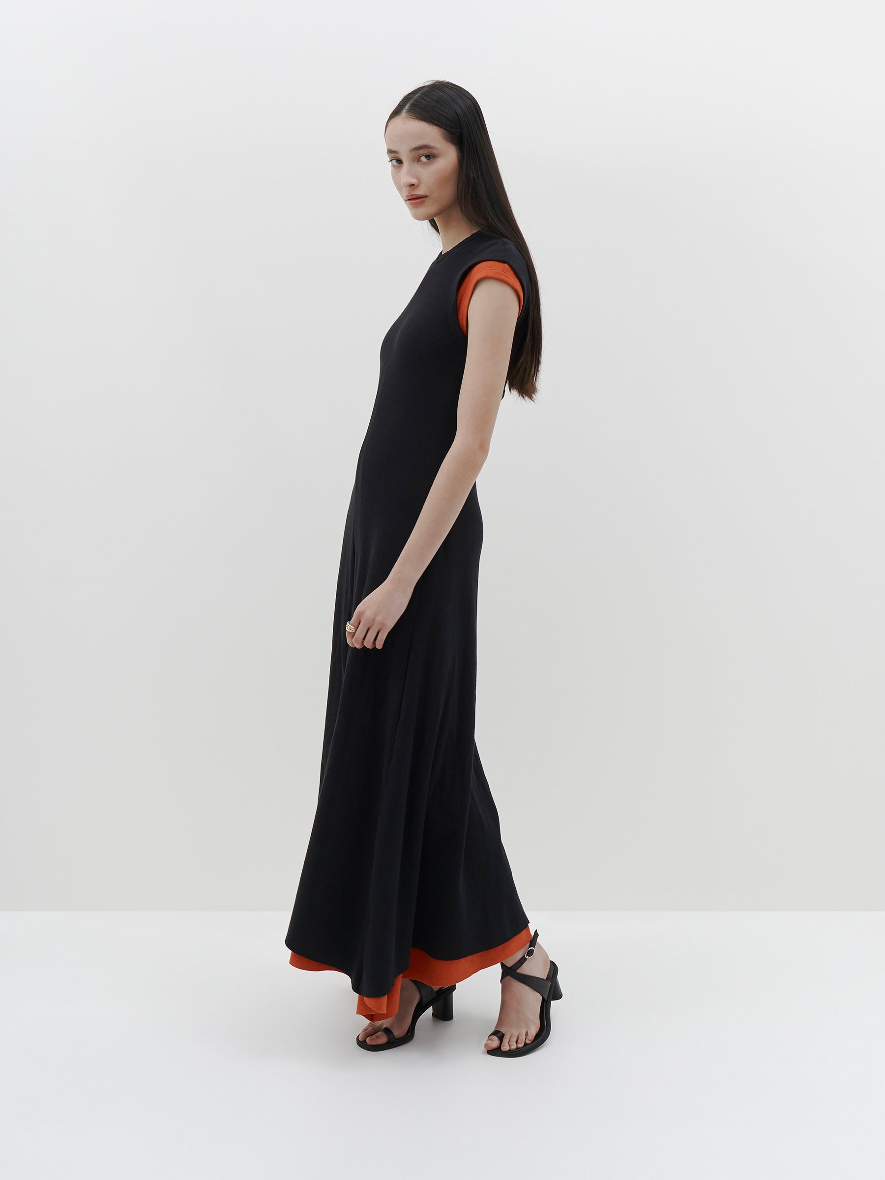 open back muscle tank dress