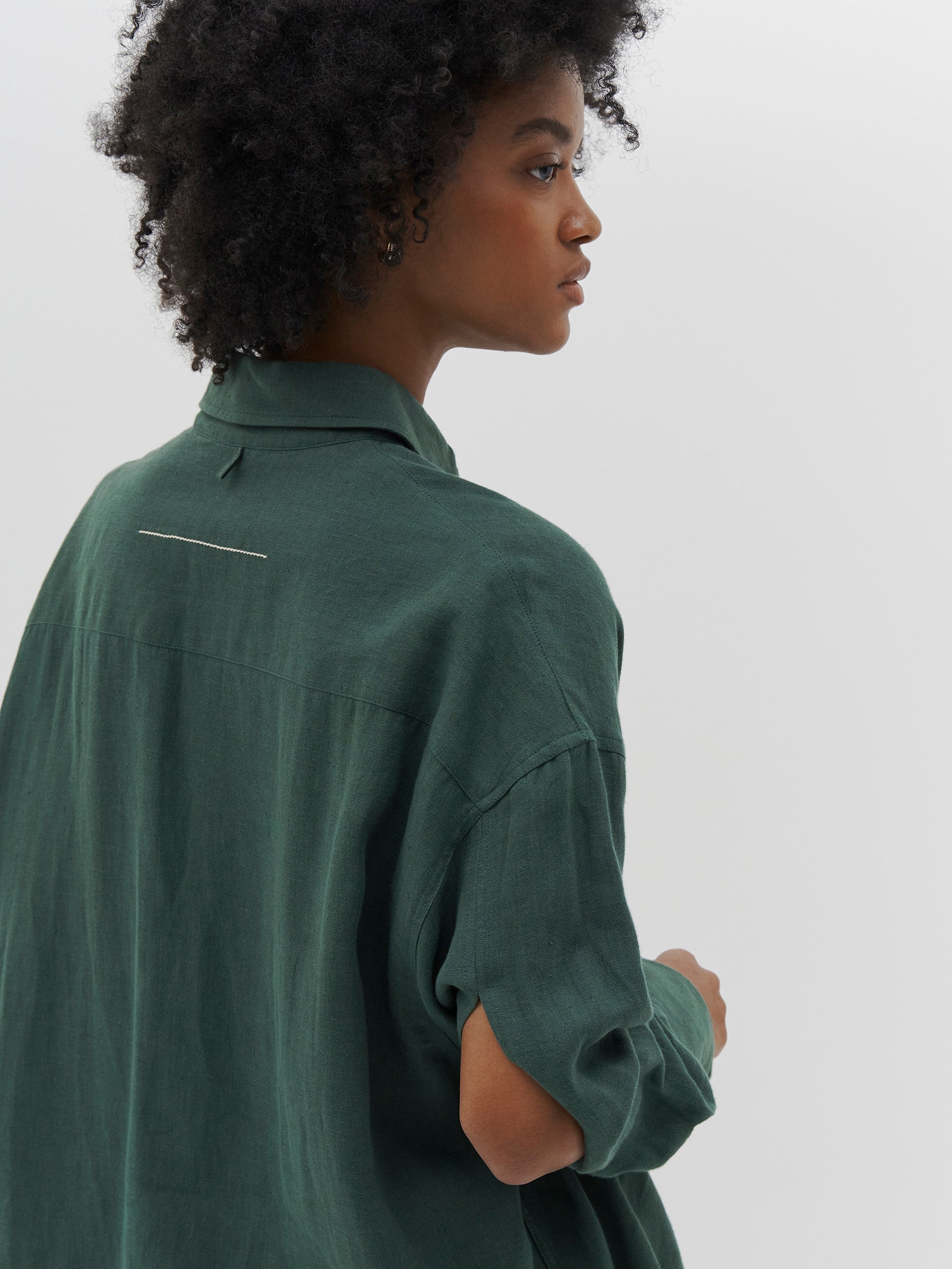 linen boyfriend shirt
