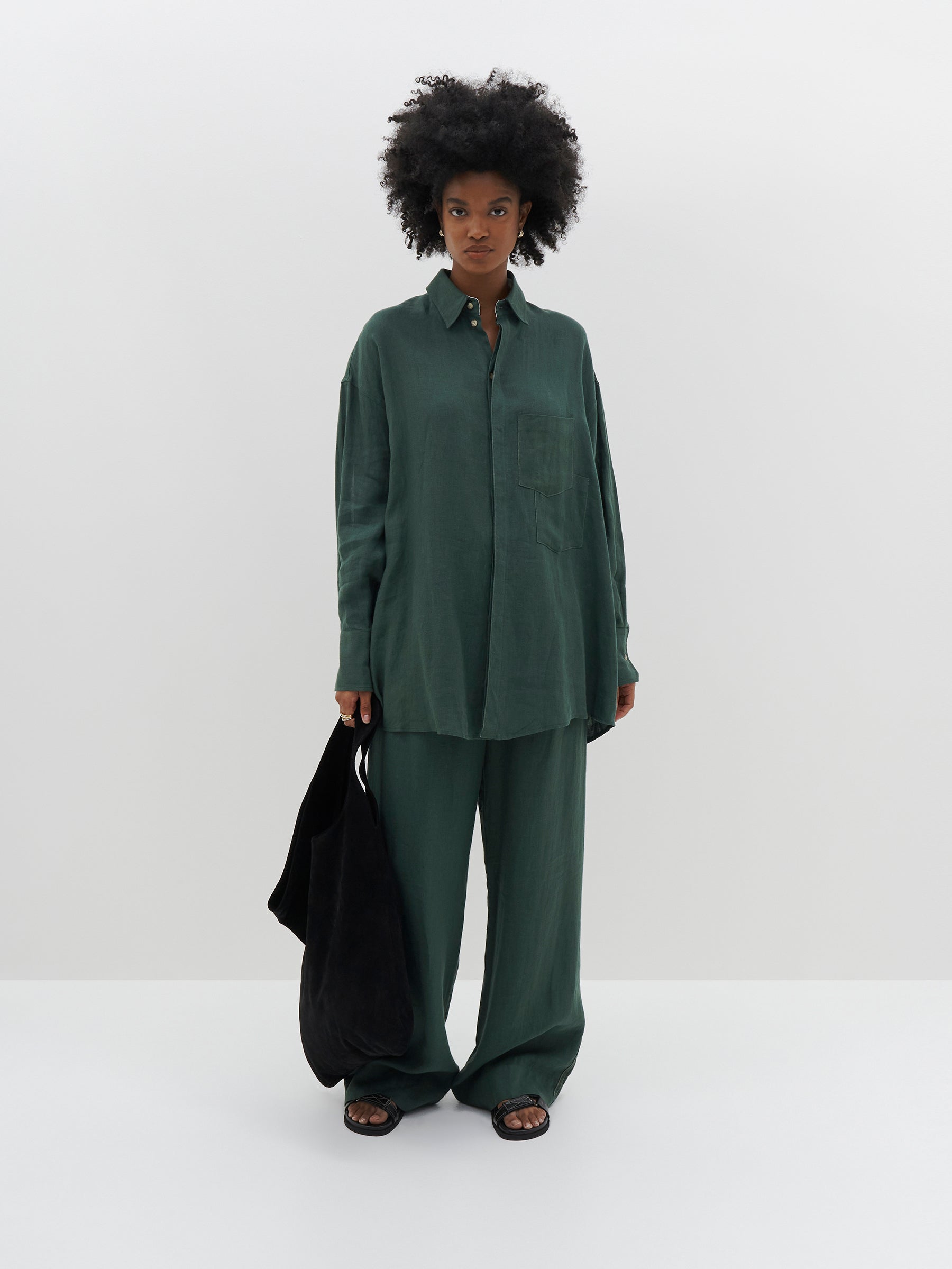 linen boyfriend shirt