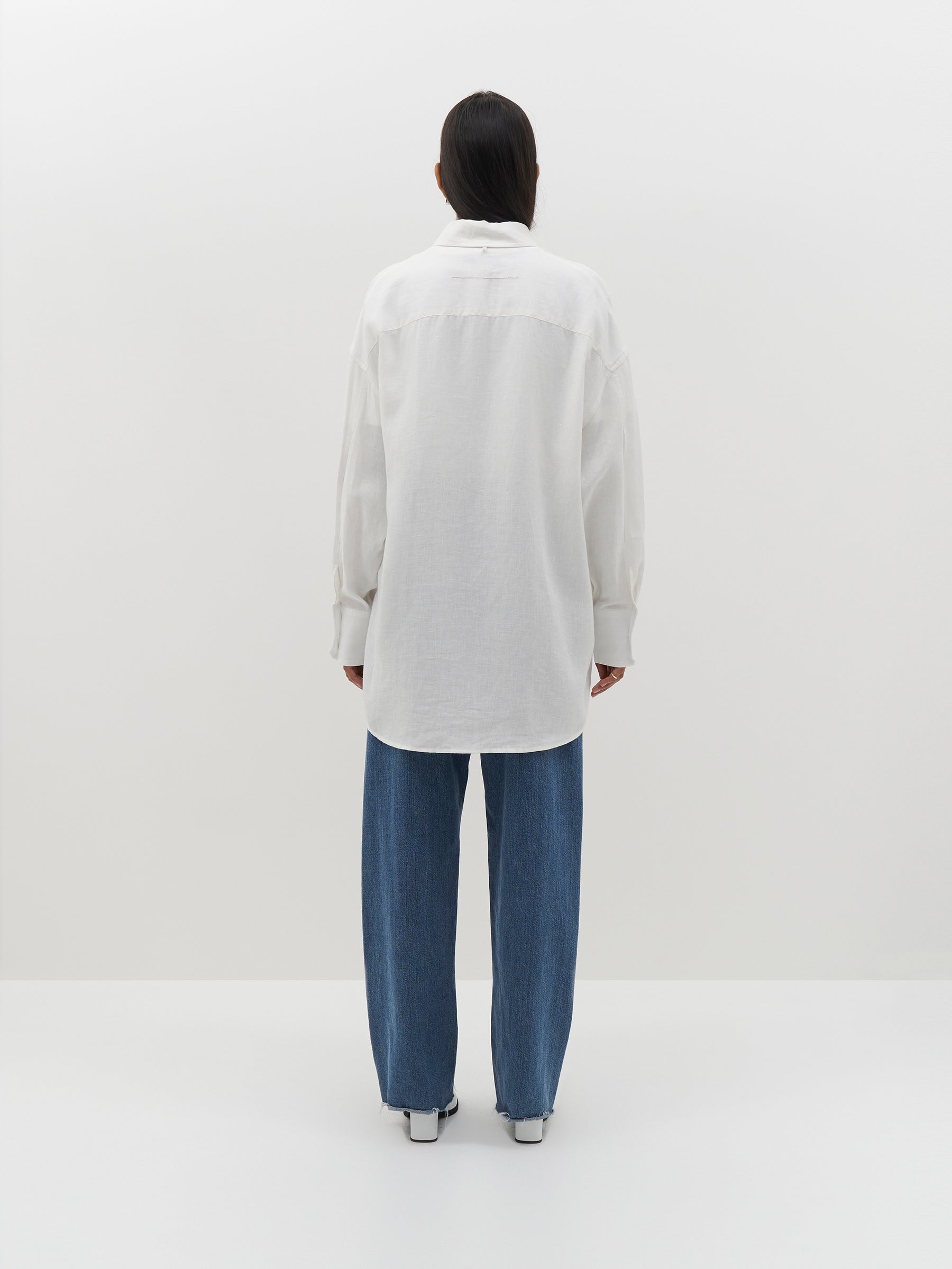 linen boyfriend shirt