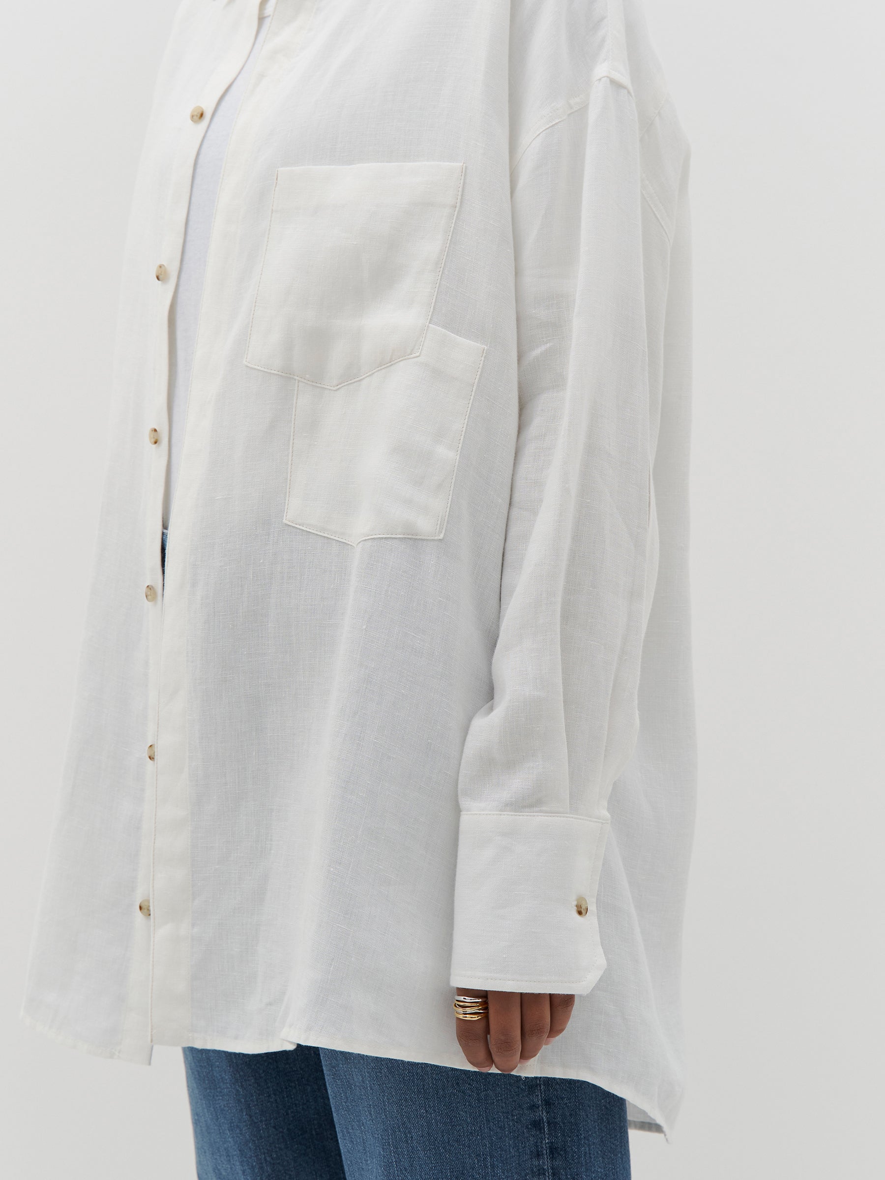 linen boyfriend shirt