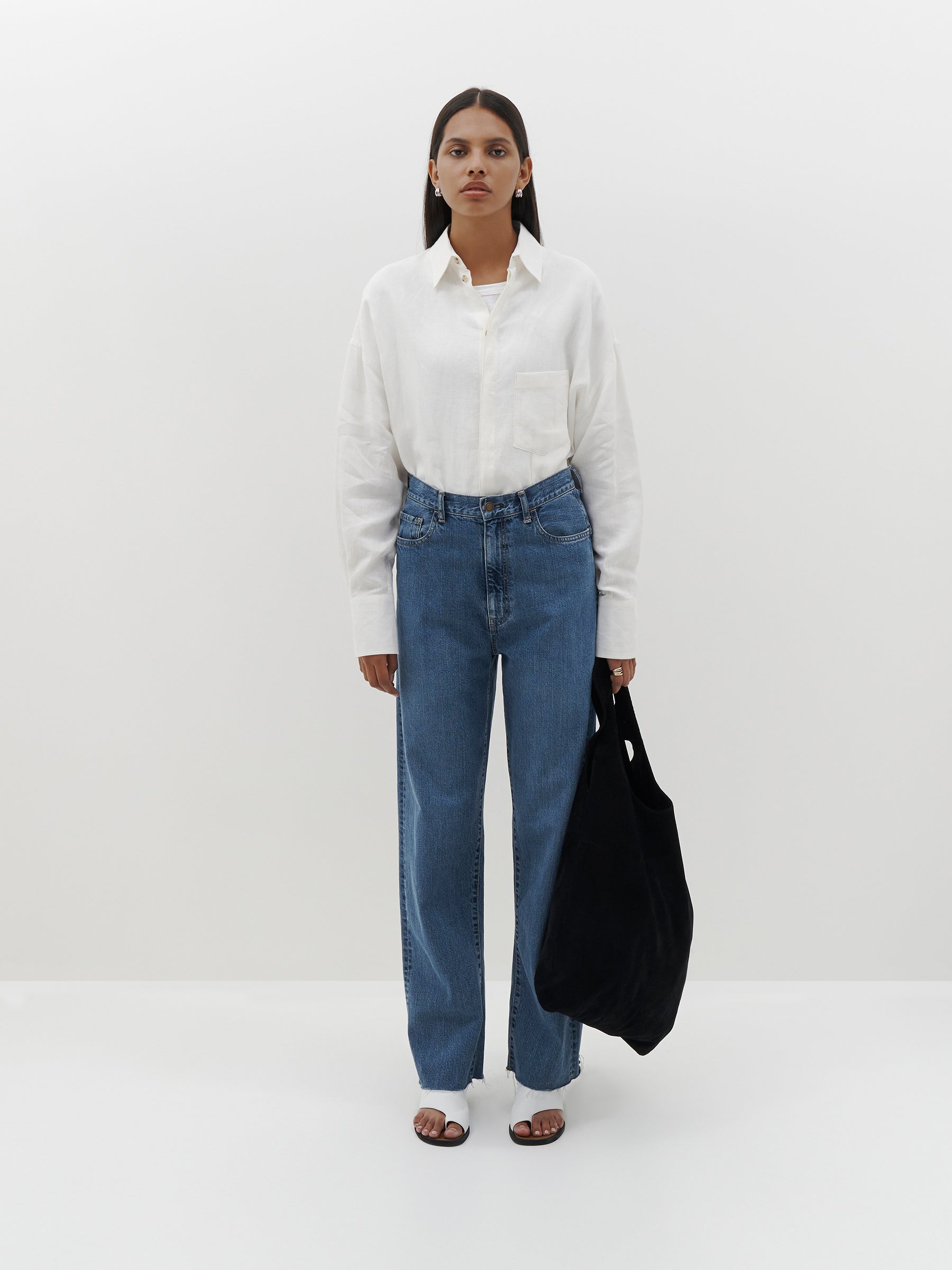 linen boyfriend shirt