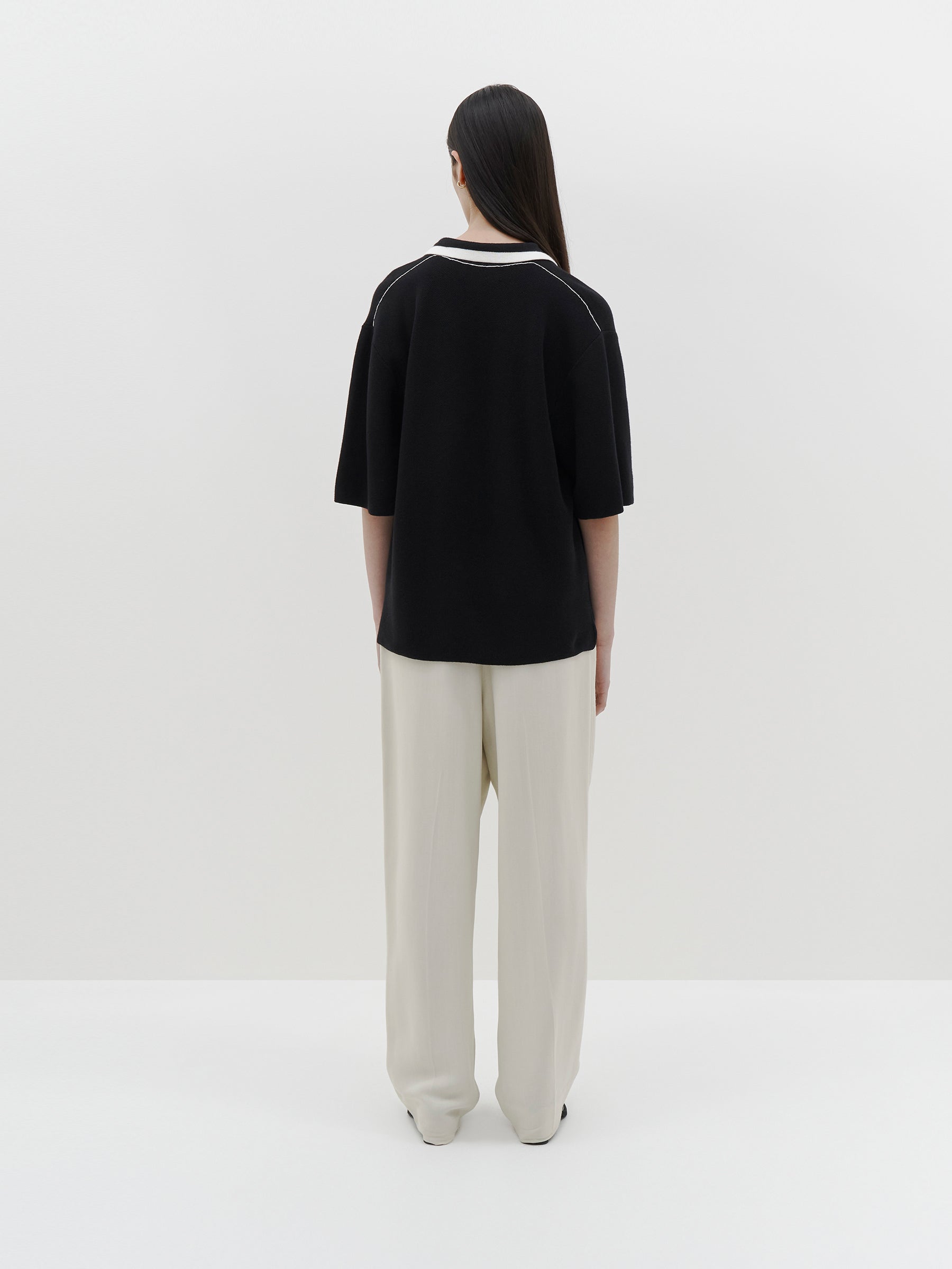 pique knit polo
