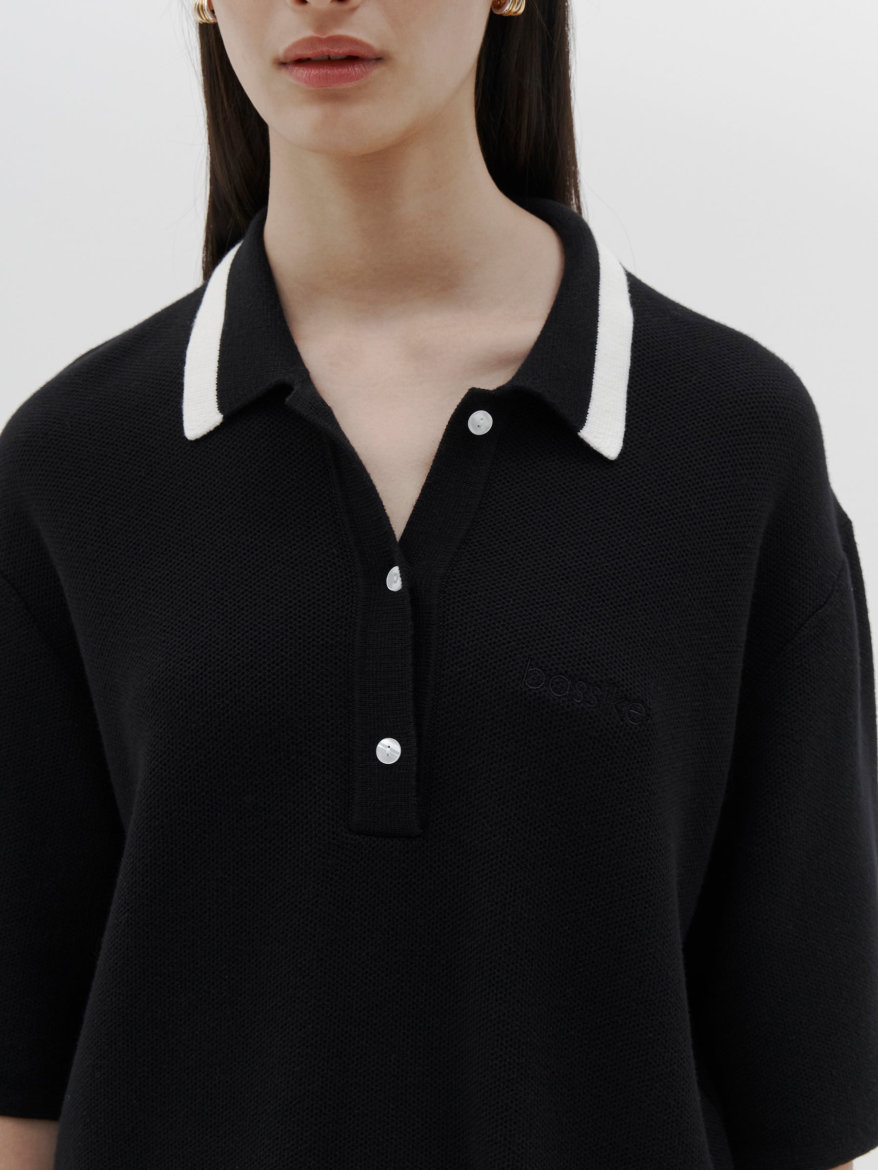 pique knit polo