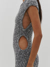 draped knit tank dress
