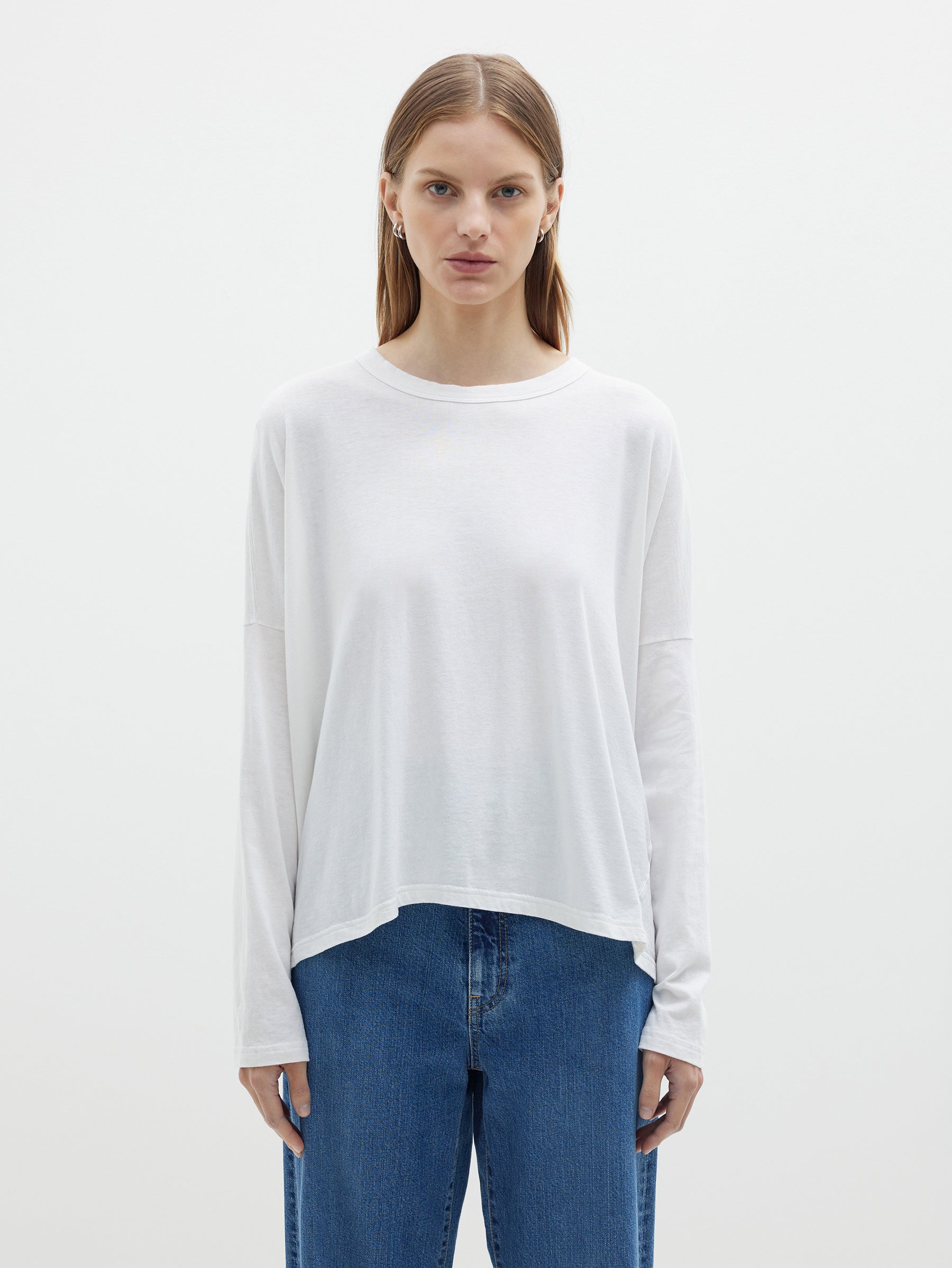 slouch circle long sleeve t.shirt