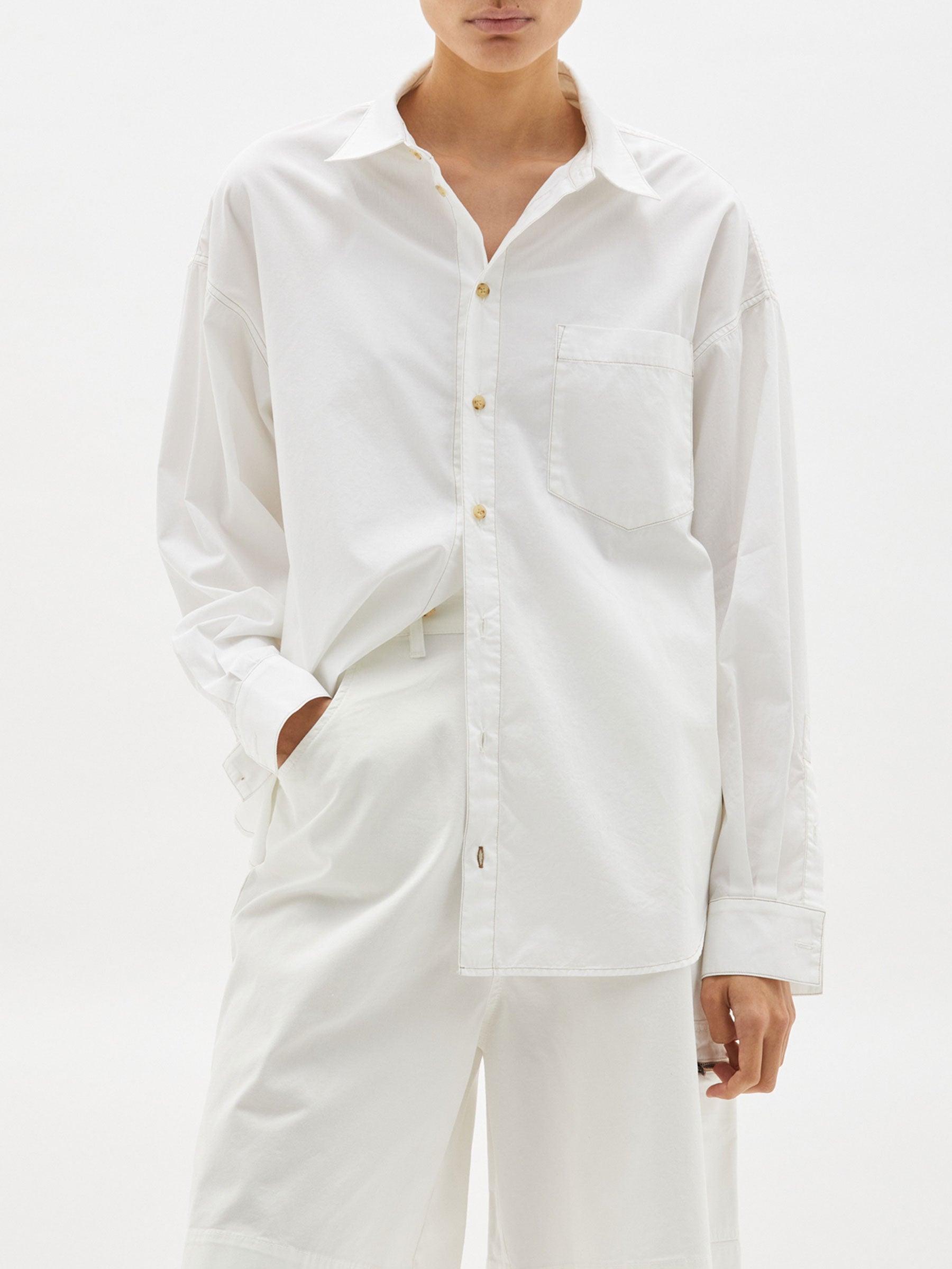 cotton oversized shirt