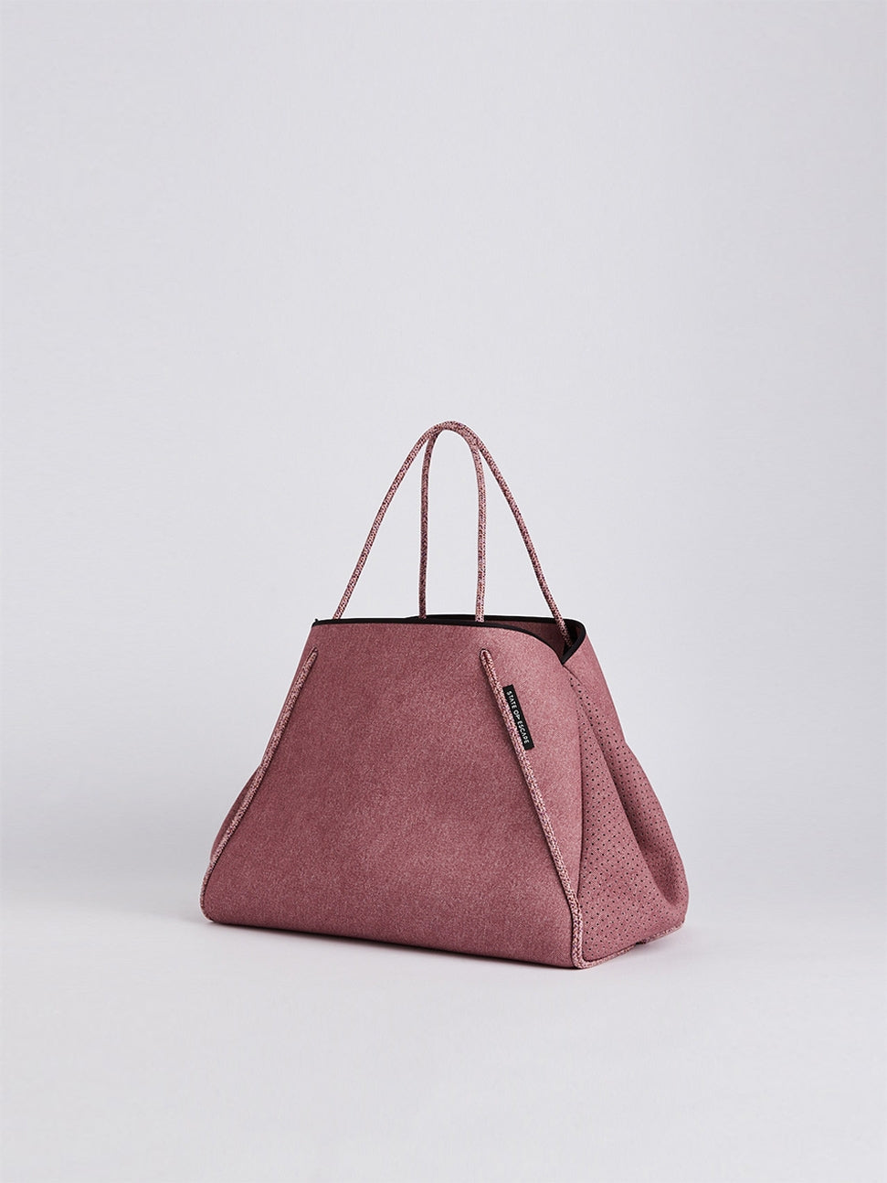 bassike state of escape guise denim in washed rose