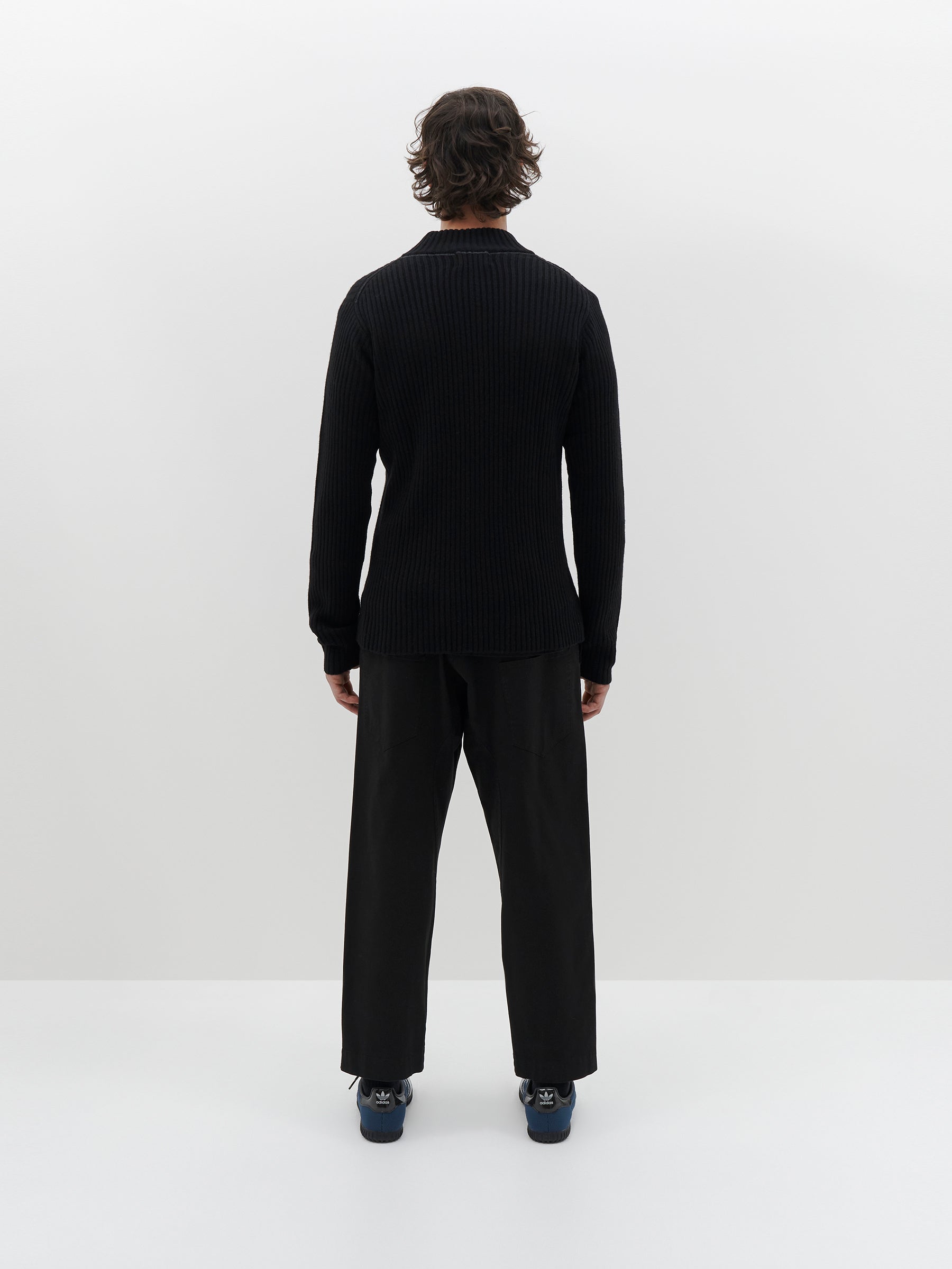ribbed popover knit