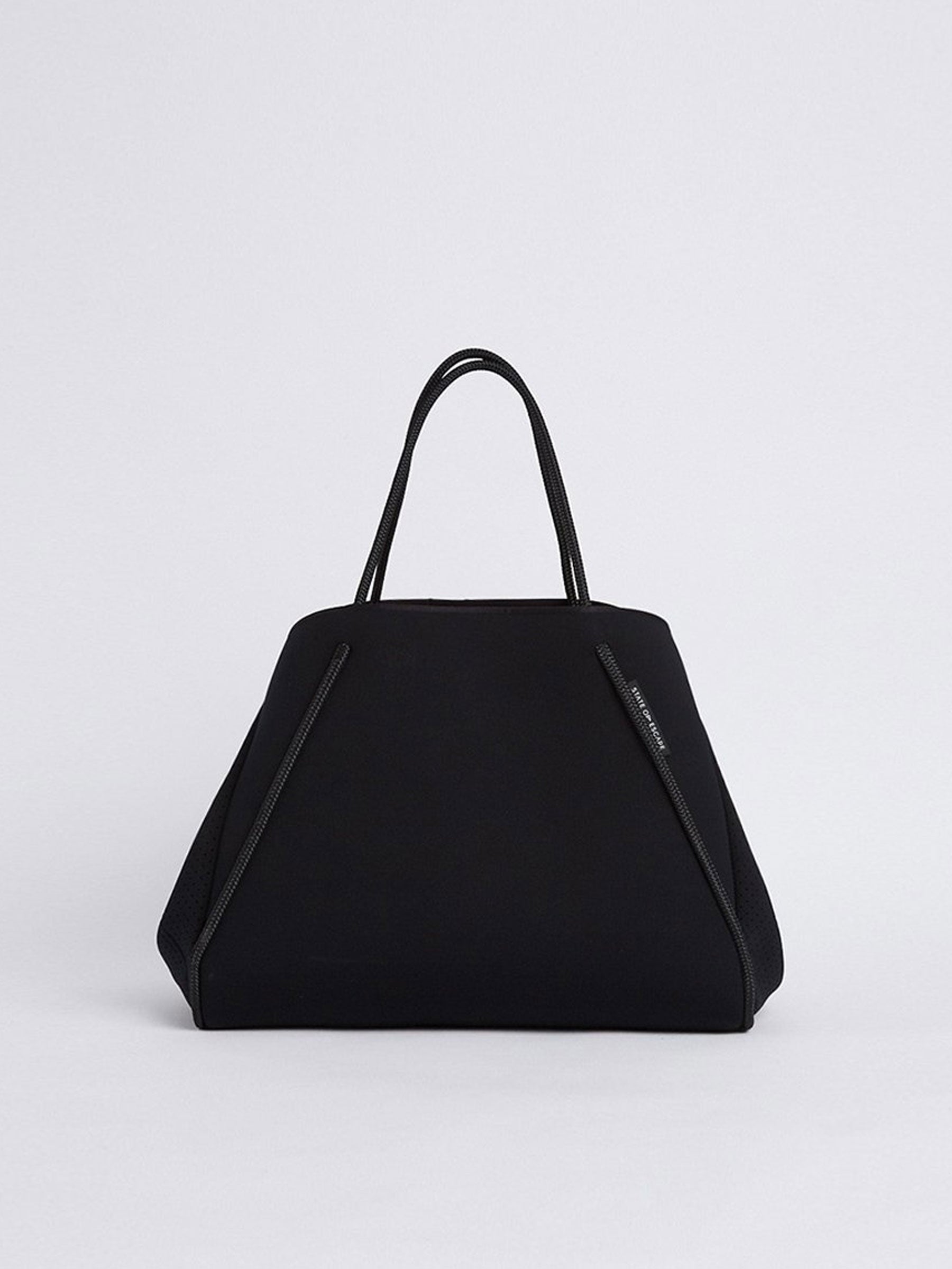 bassike state of escape guise tote bag in blackout