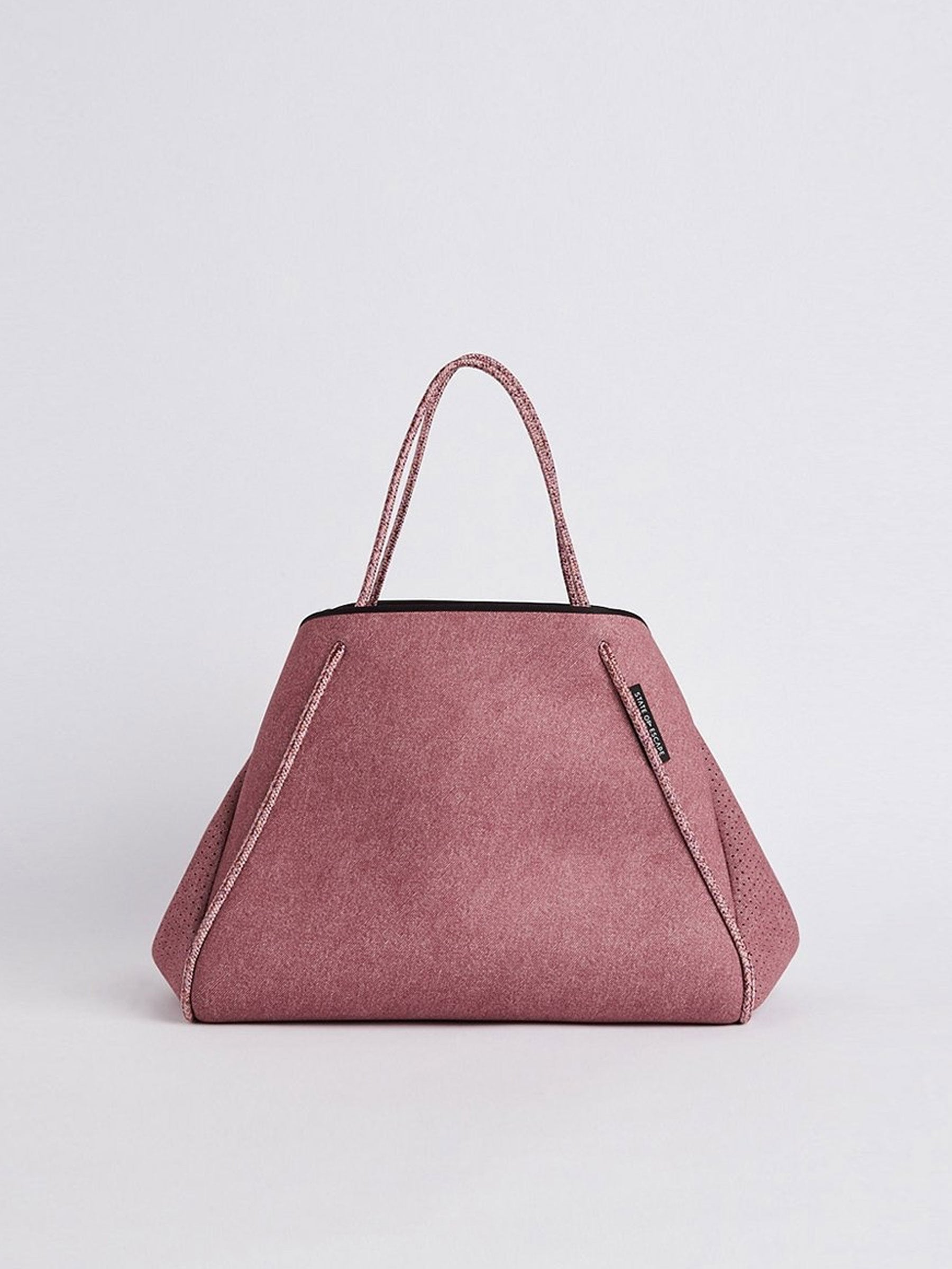bassike state of escape guise denim in washed rose