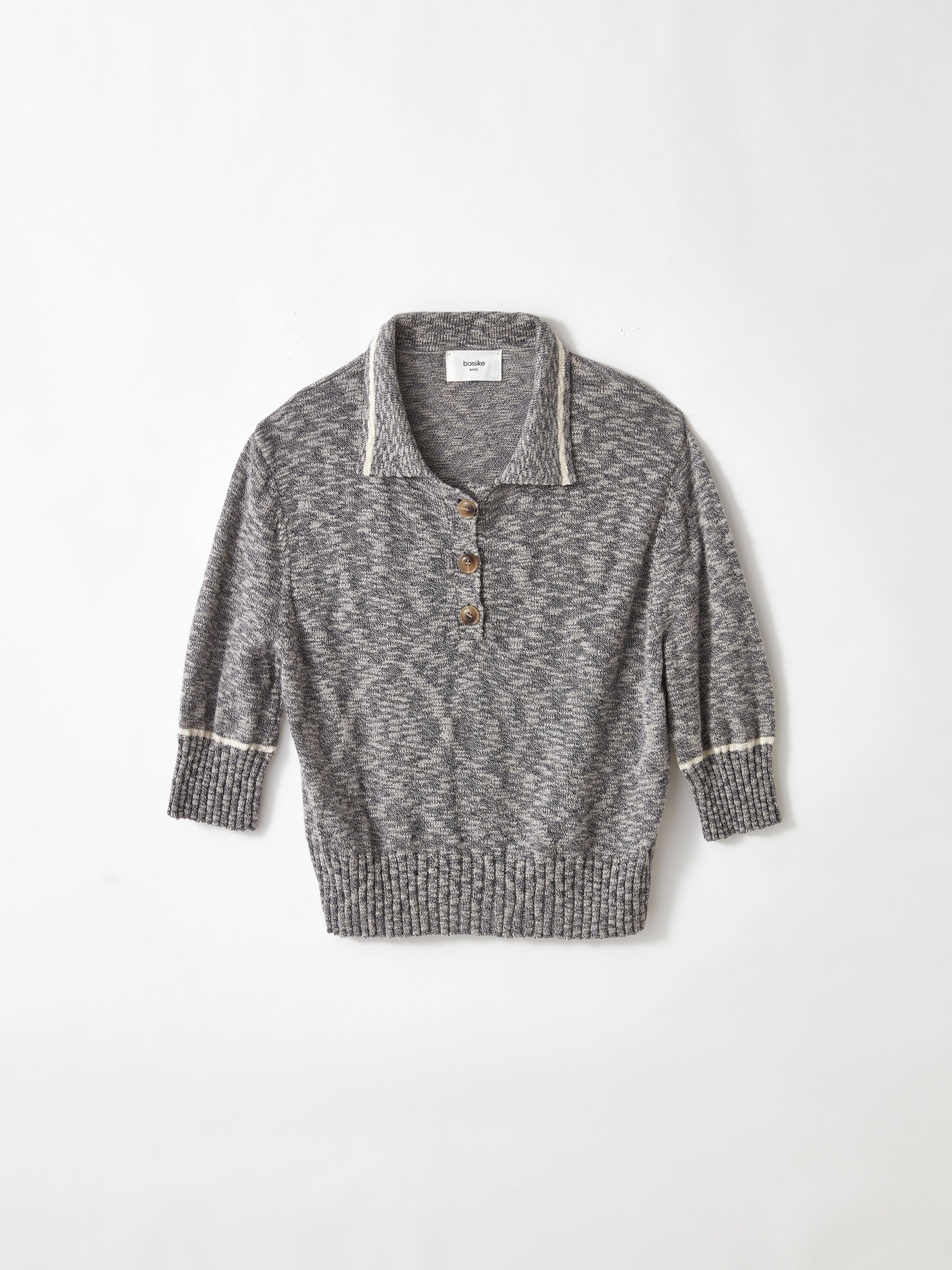 cotton slub knitted t.shirt
