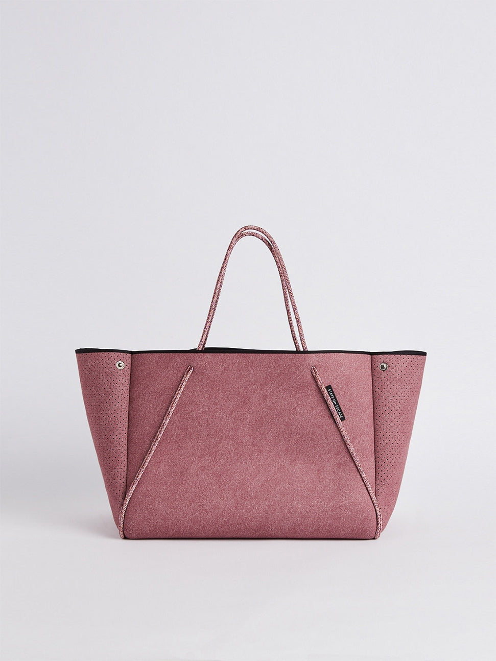 bassike state of escape guise denim in washed rose
