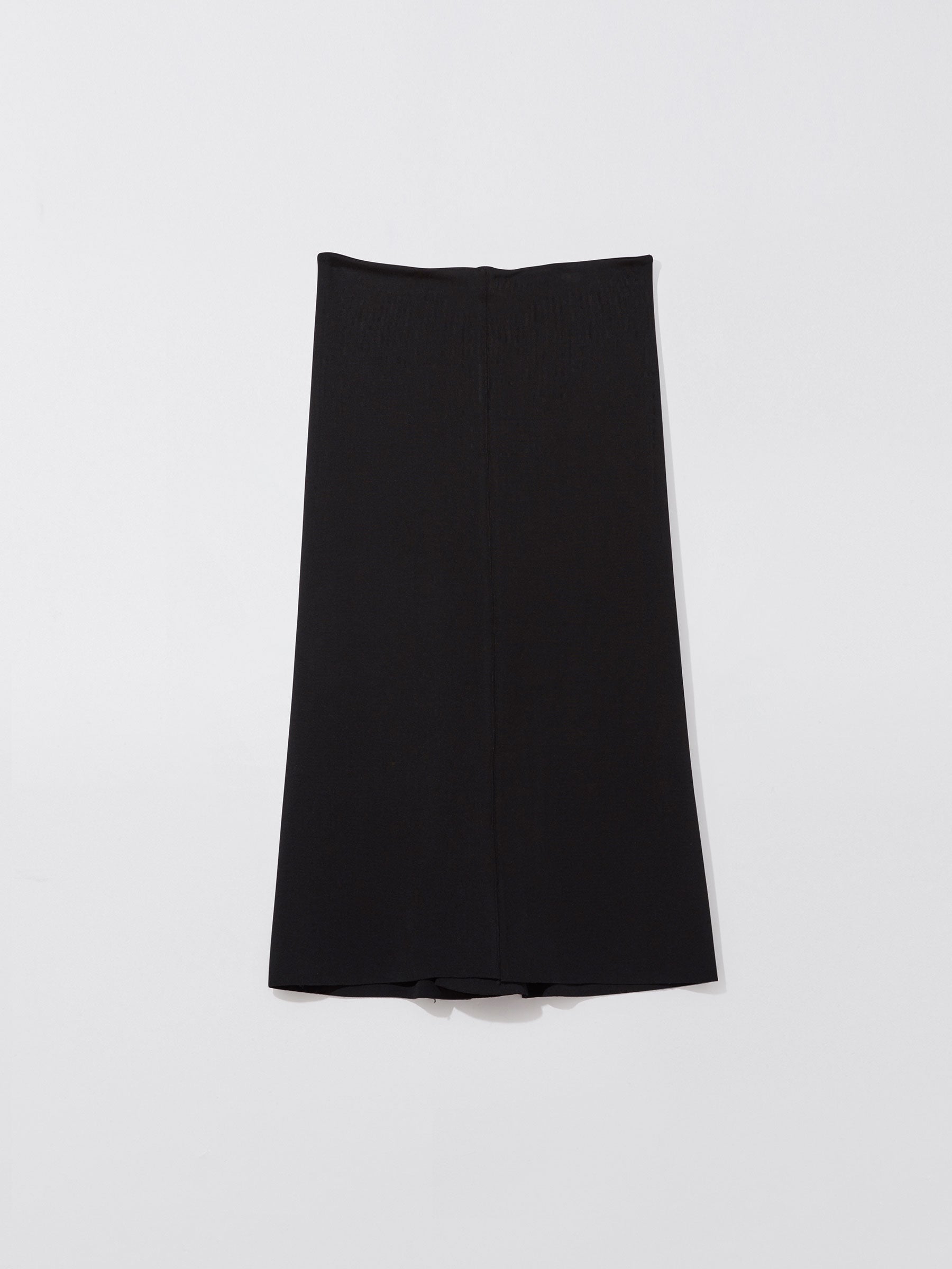 bassike longerline bandage skirt in black
