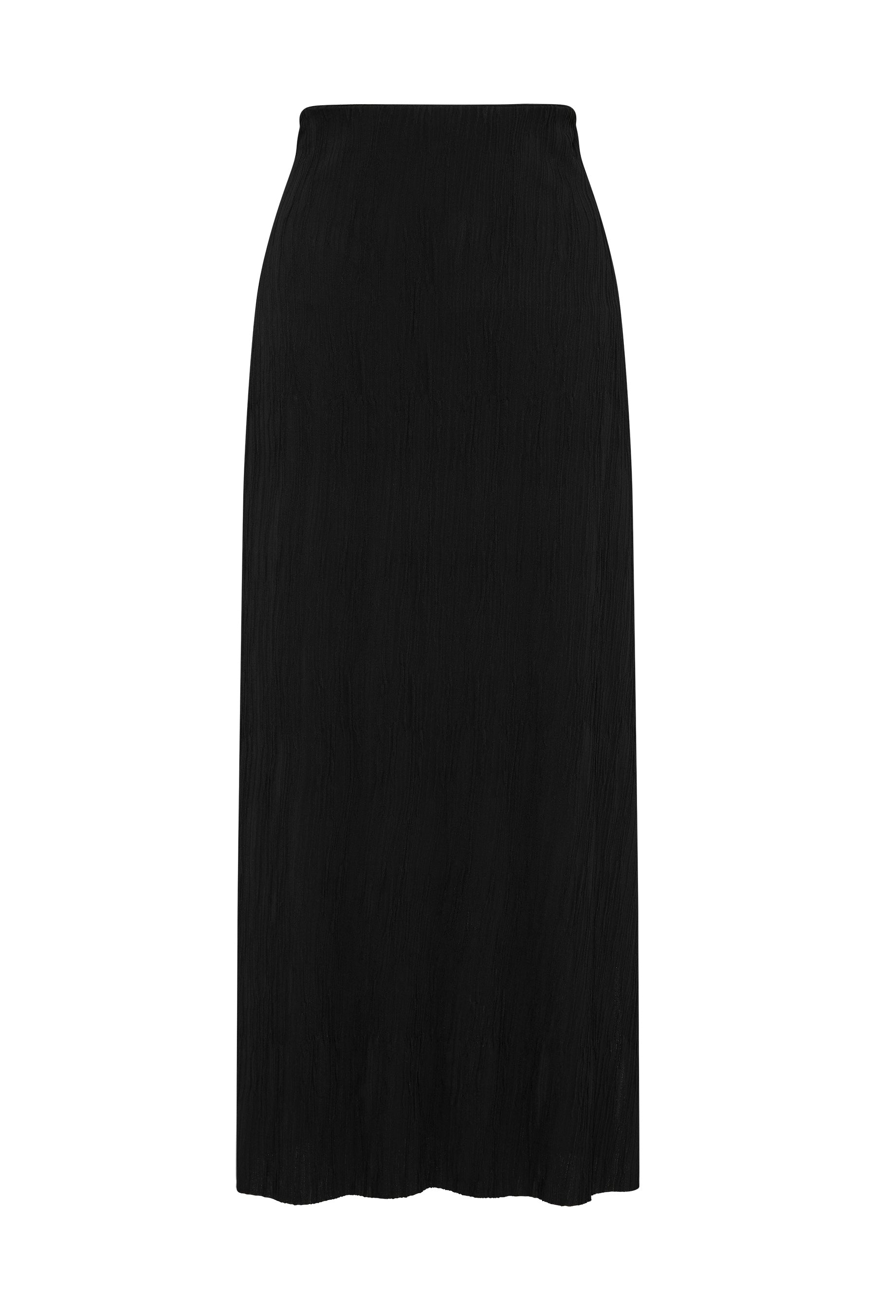 crinkle jersey skirt