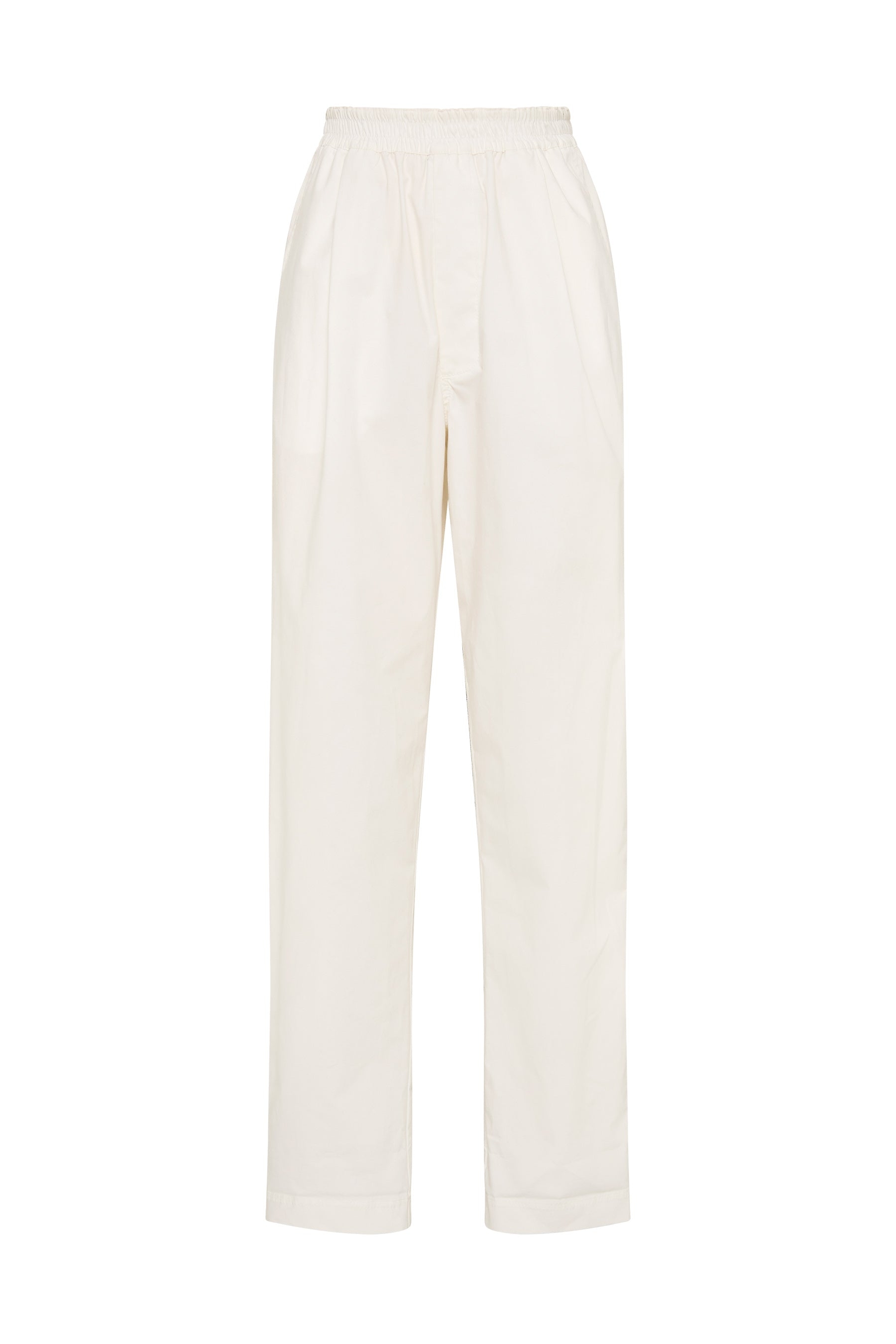 pleated cotton pull on pant