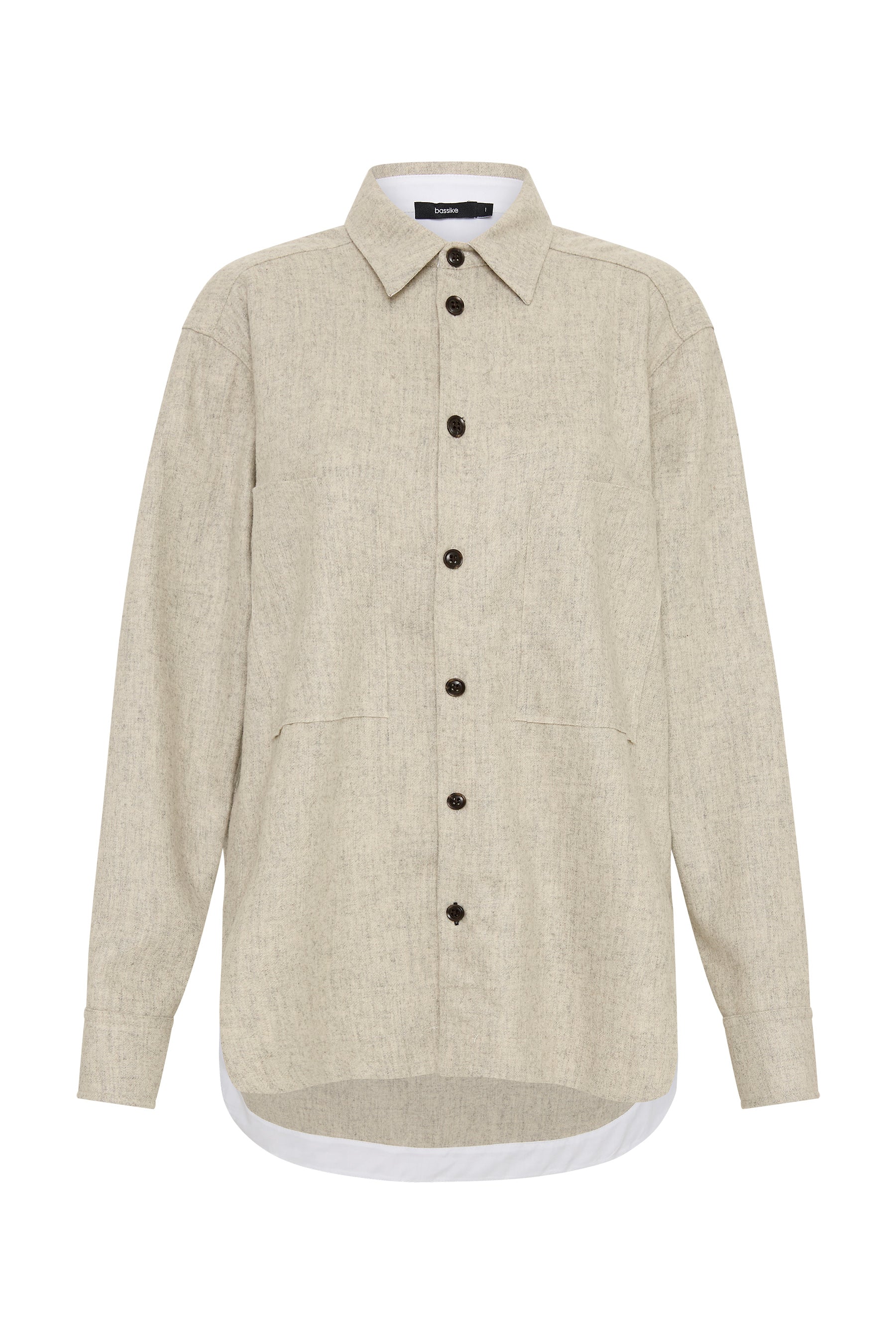 wool flannel overshirt
