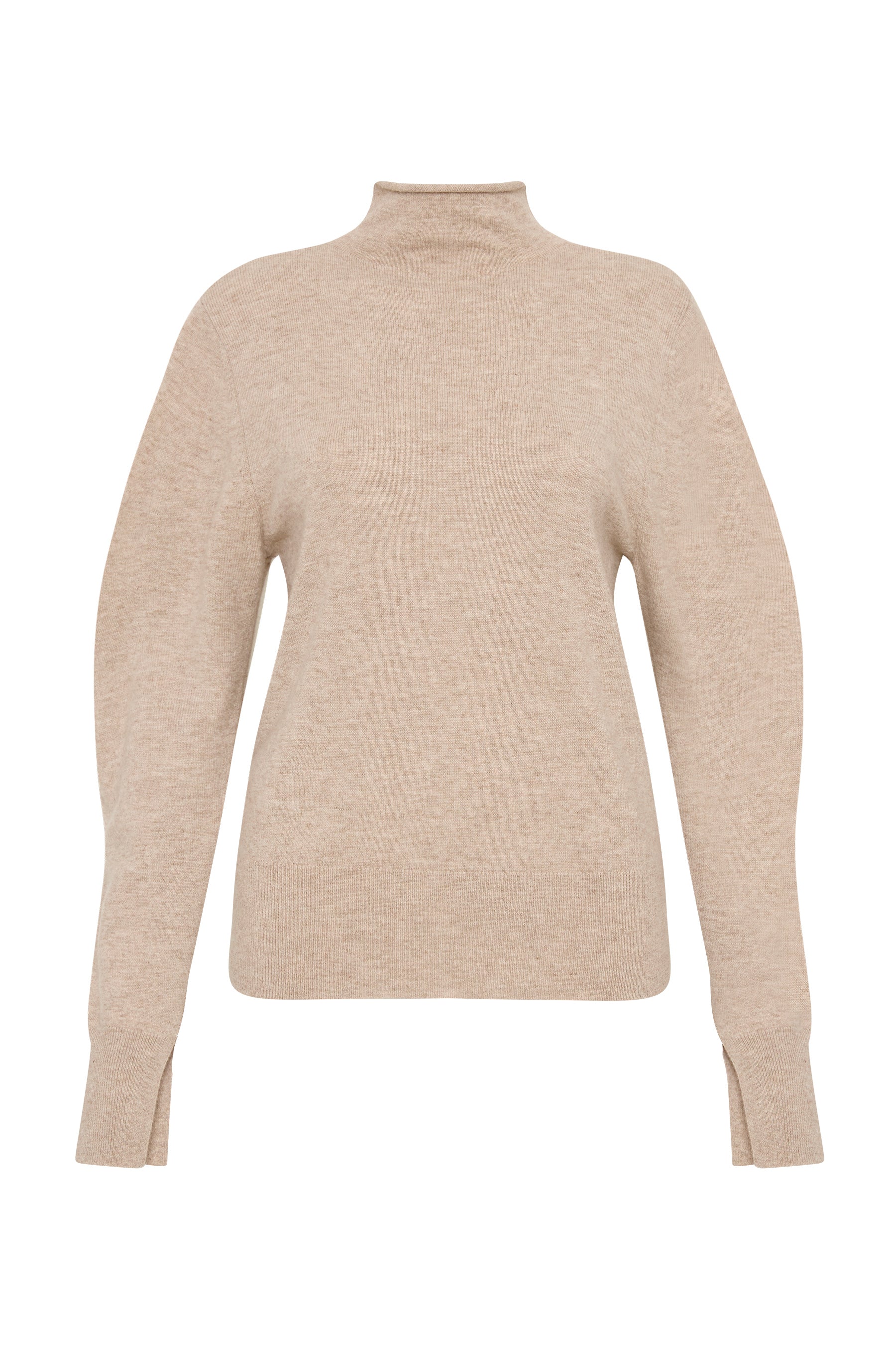 engineered turtleneck knit