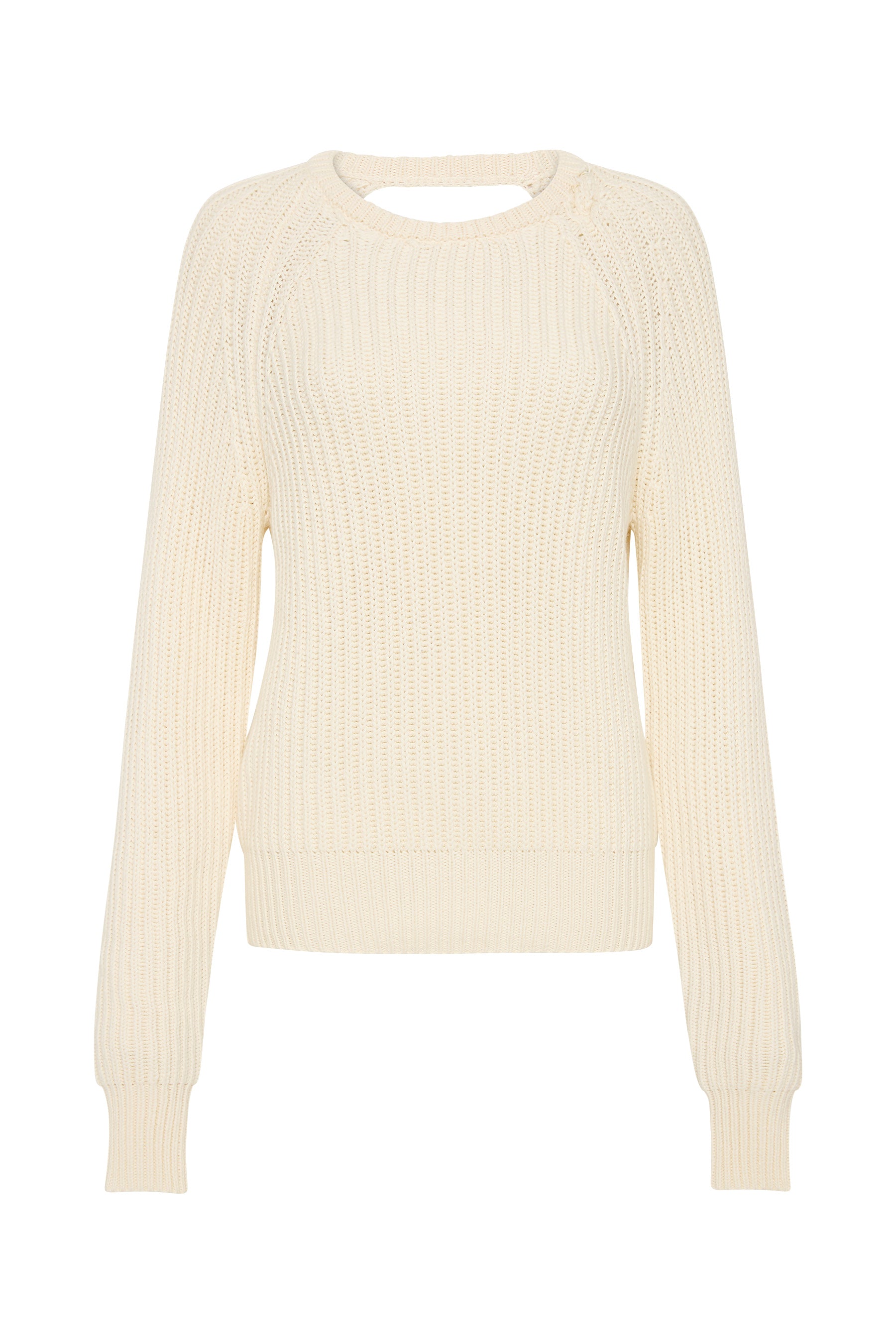 open back fitted knit