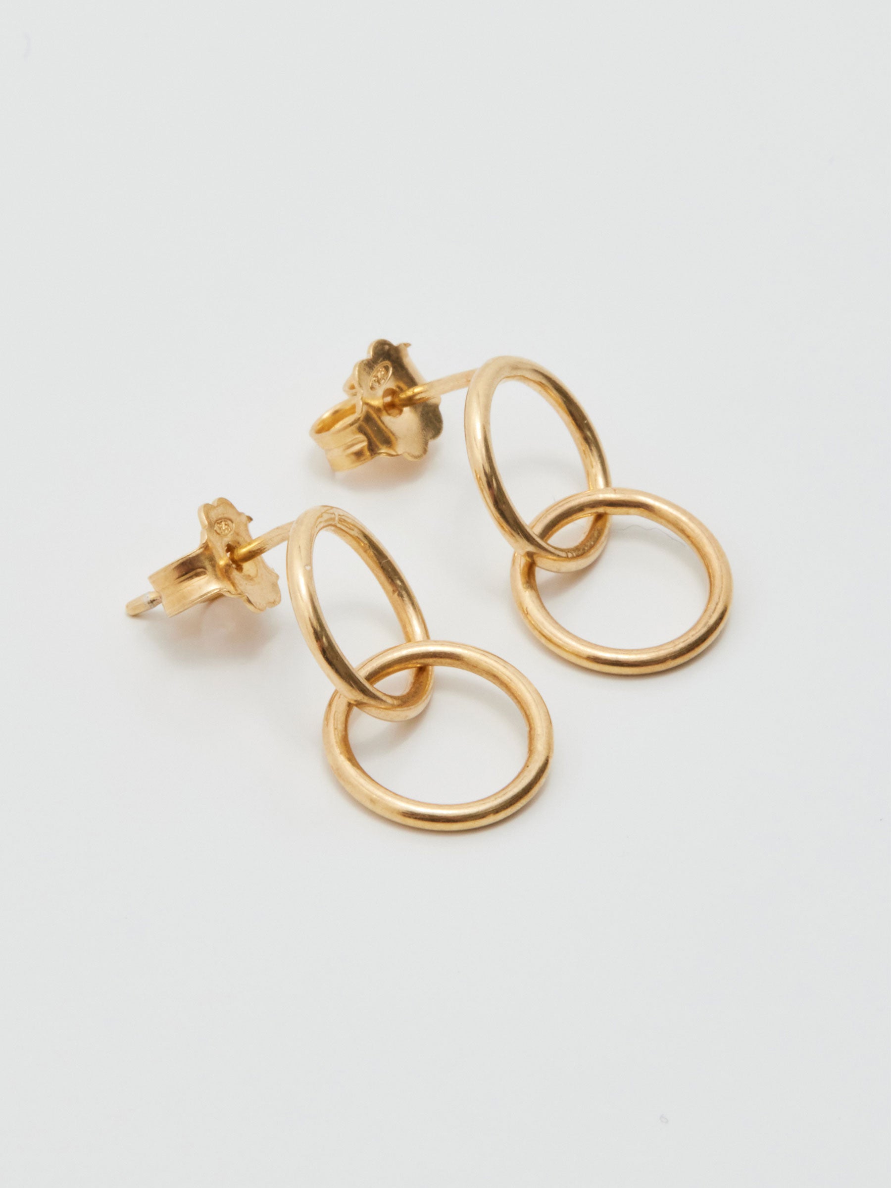pigna double mini hoops
