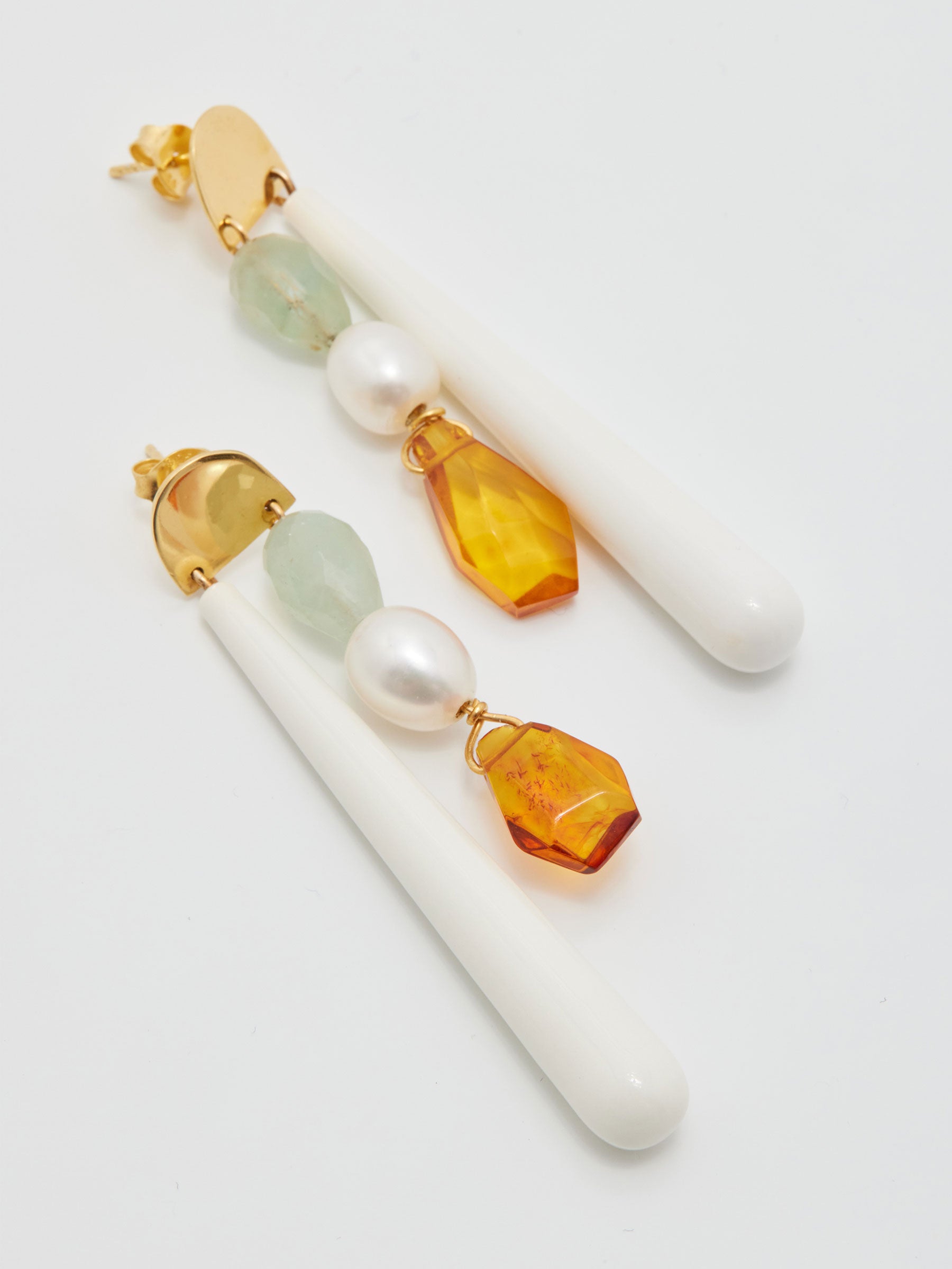 pigna agate drop earrings