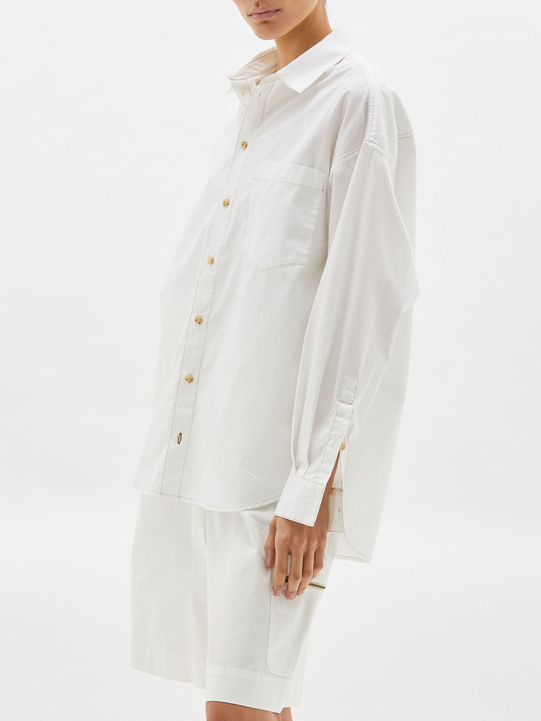 cotton oversized shirt