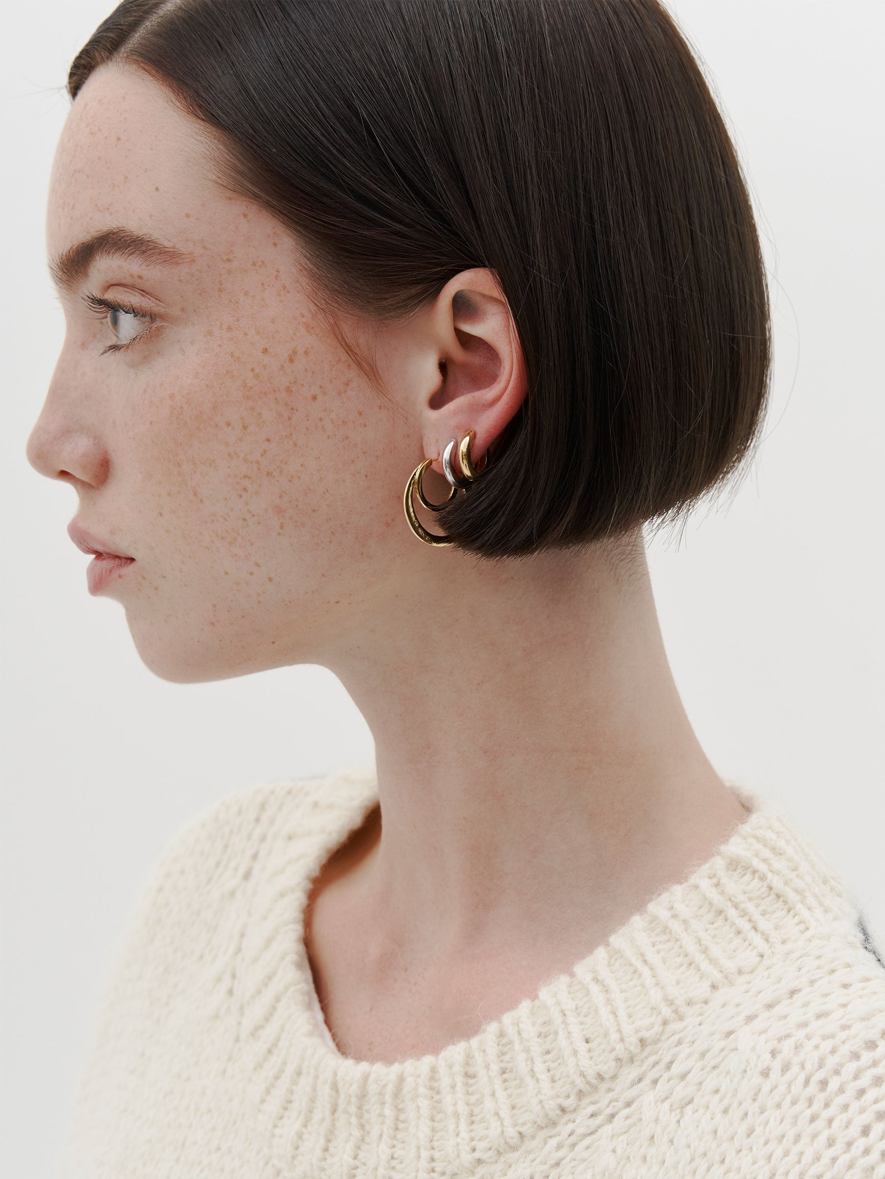 sener besim double hoop earring