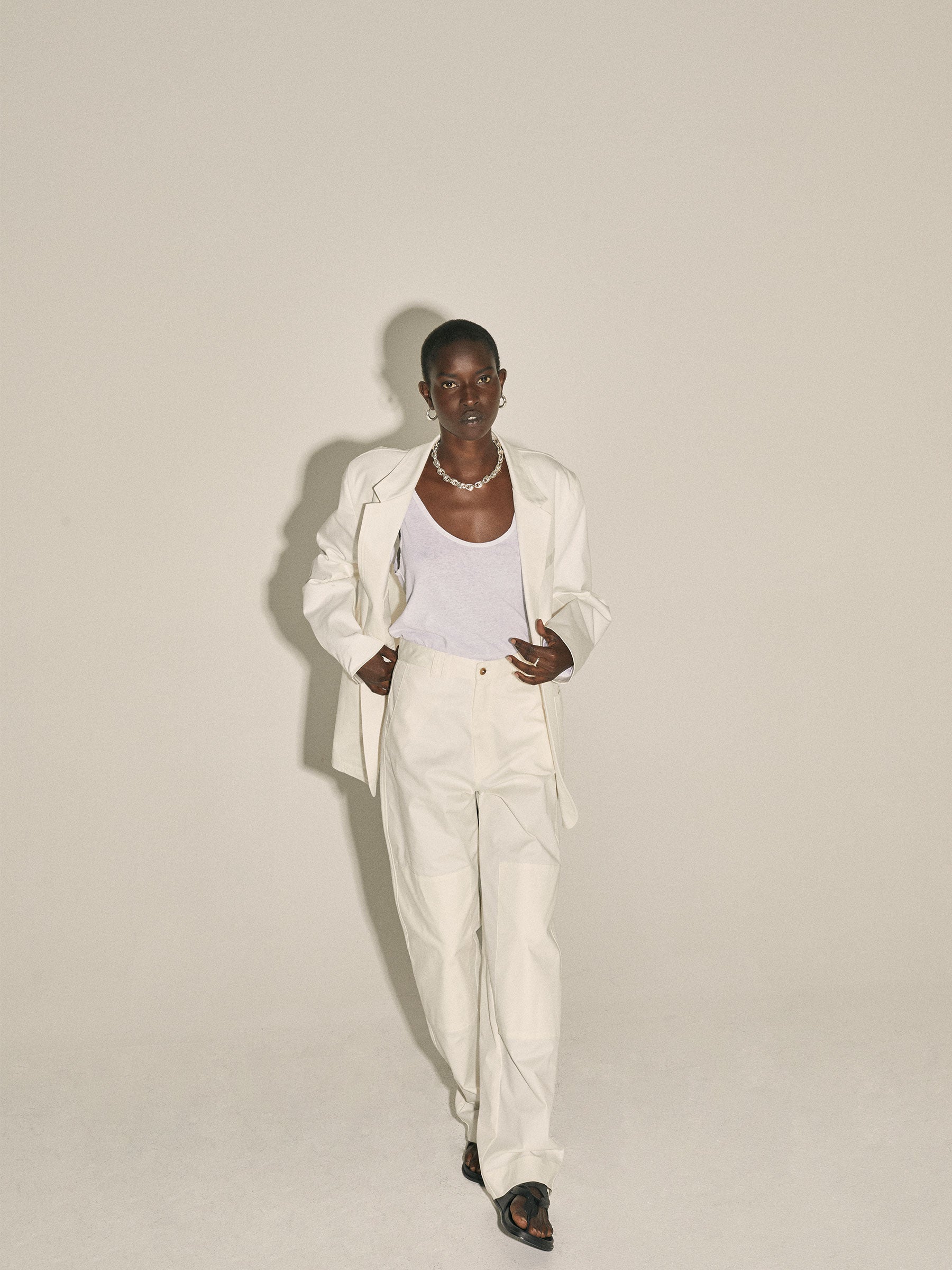 twill double knee utility pant