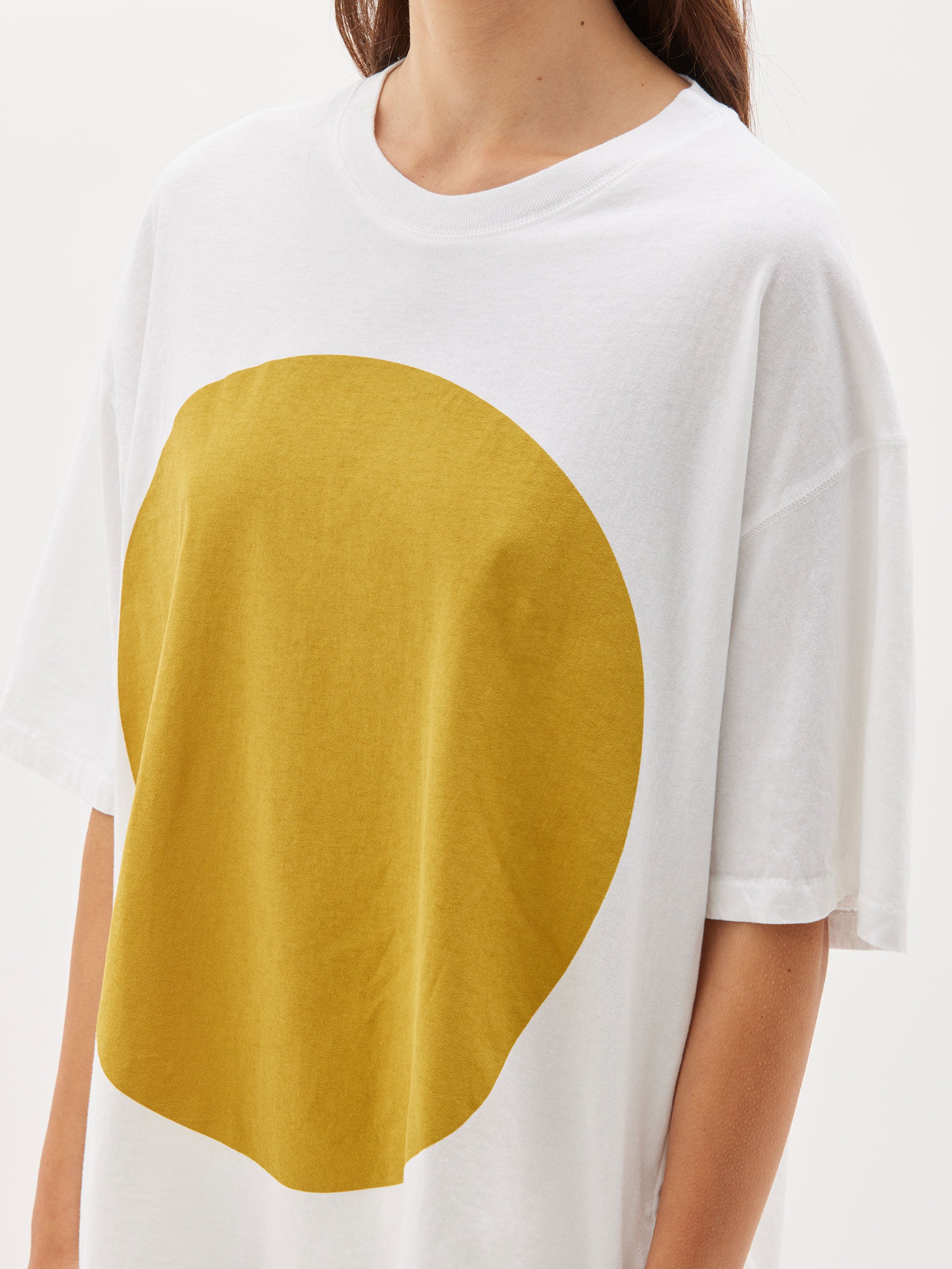 slouch dot print short sleeve t.shirt