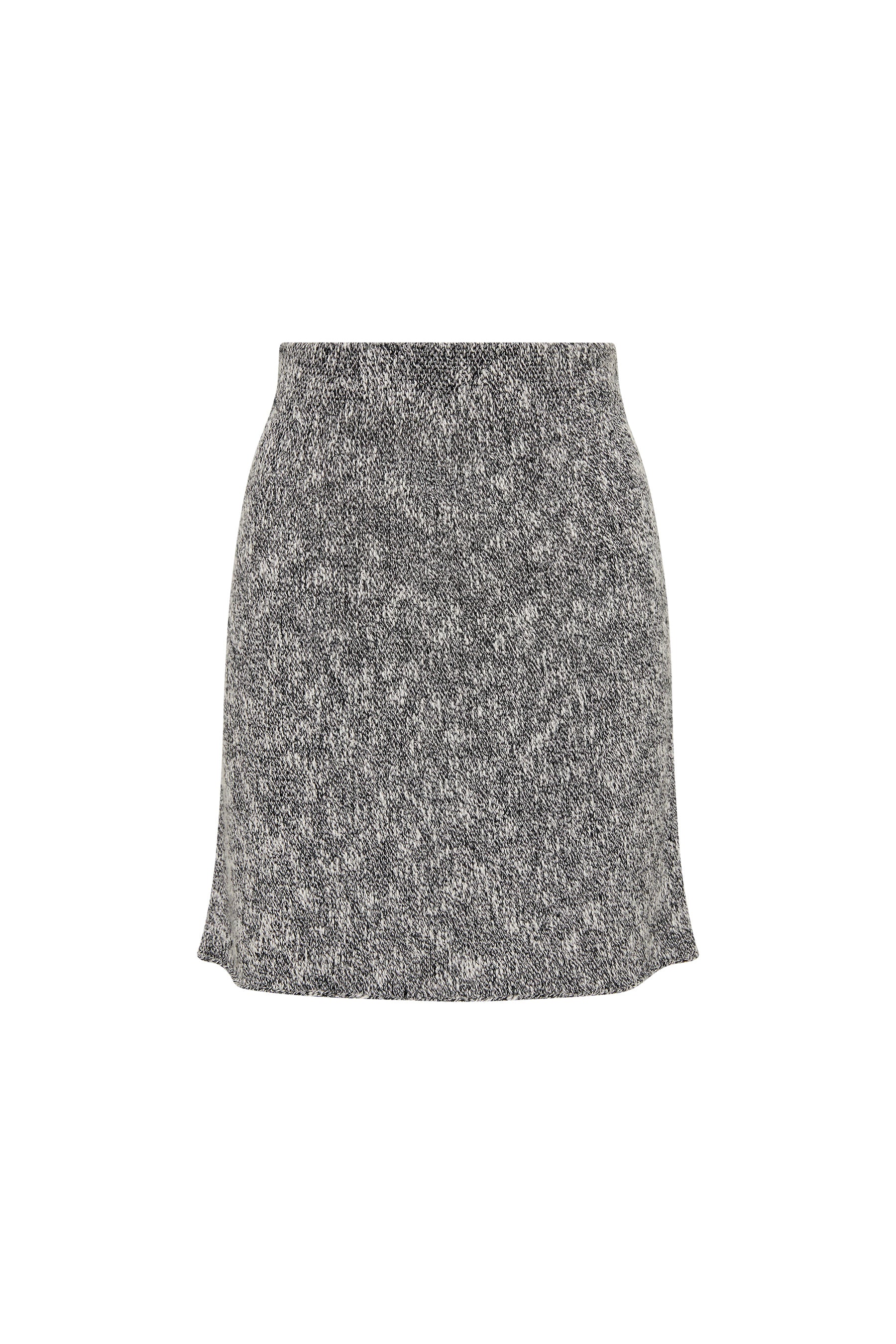 textured knit skirt