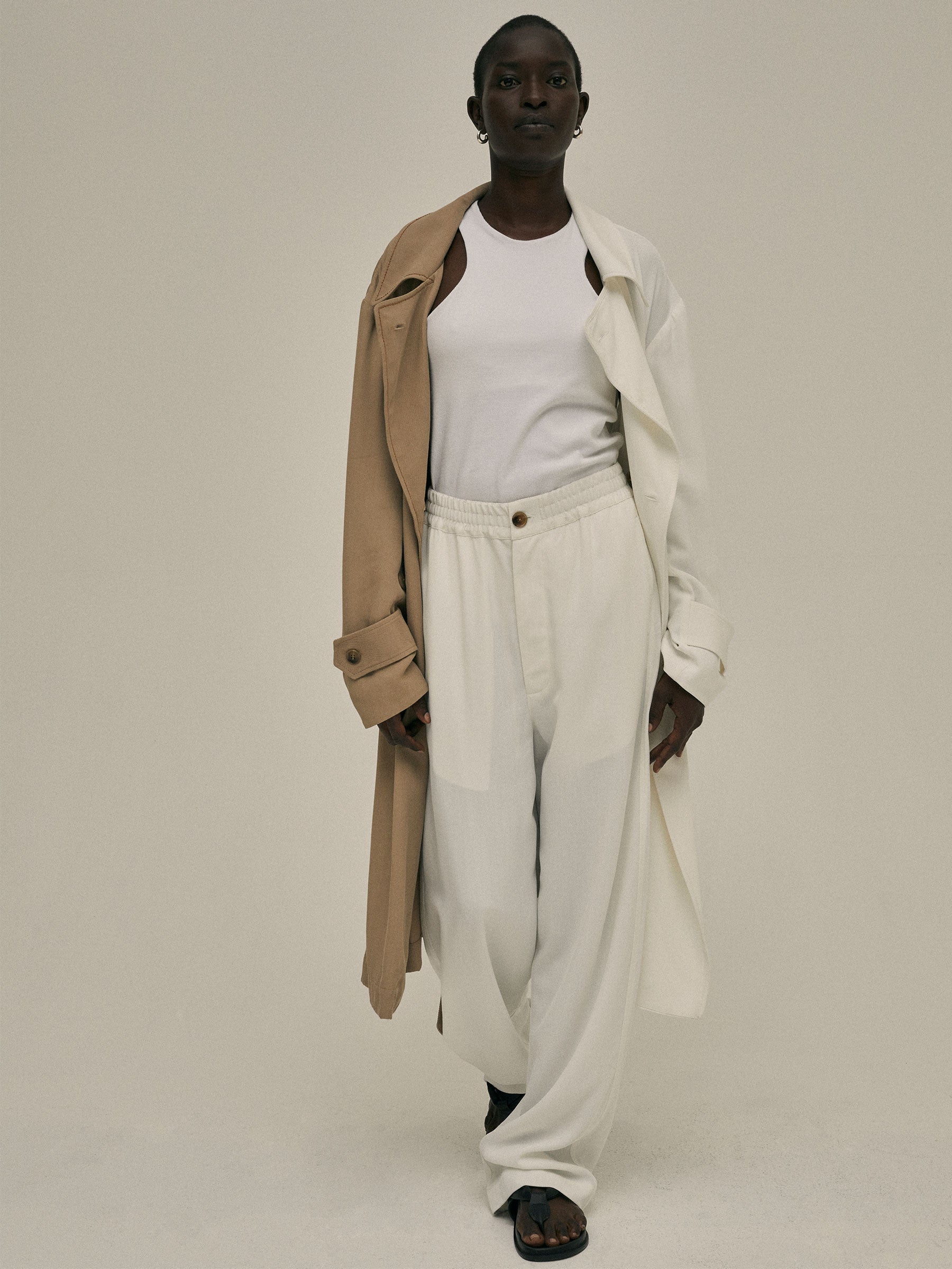 twill relaxed pull on pant