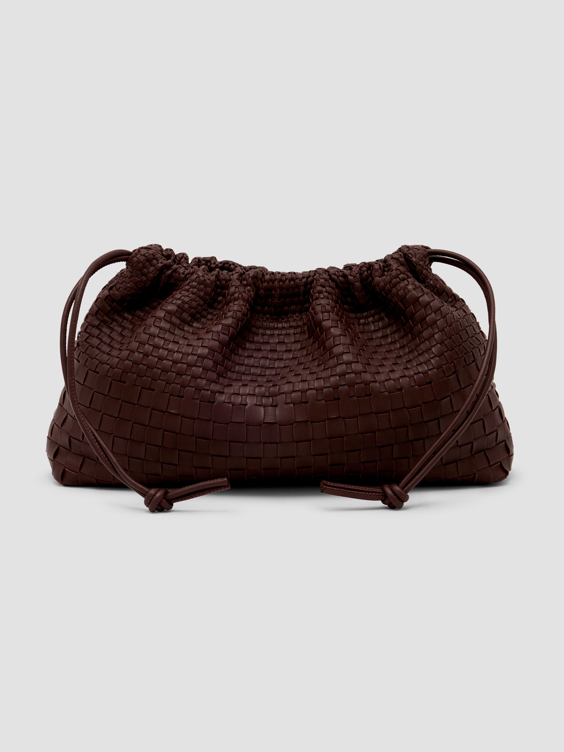 Woven Leather Pouch