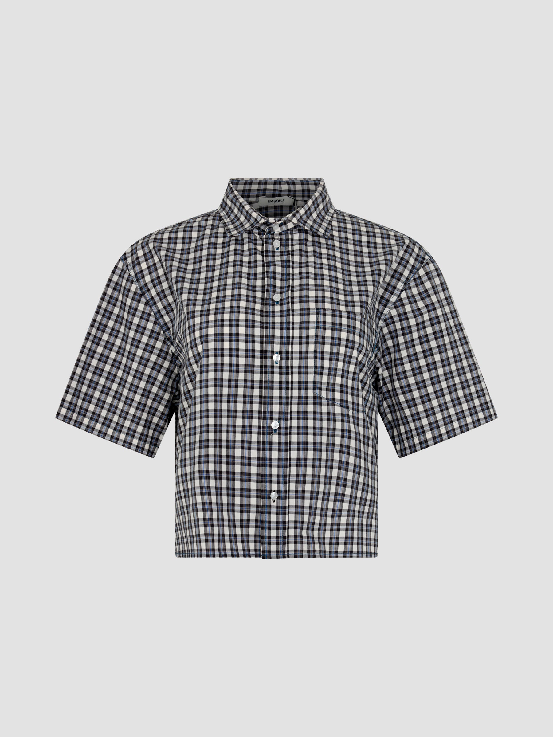 Check Cropped Shirt – BASSIKE