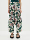 vintage floral long rise pant