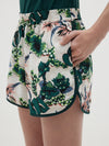 vintage floral mini short