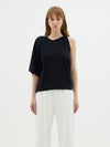 asymmetric twist detail t.shirt