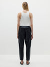 relaxed leather pant ll