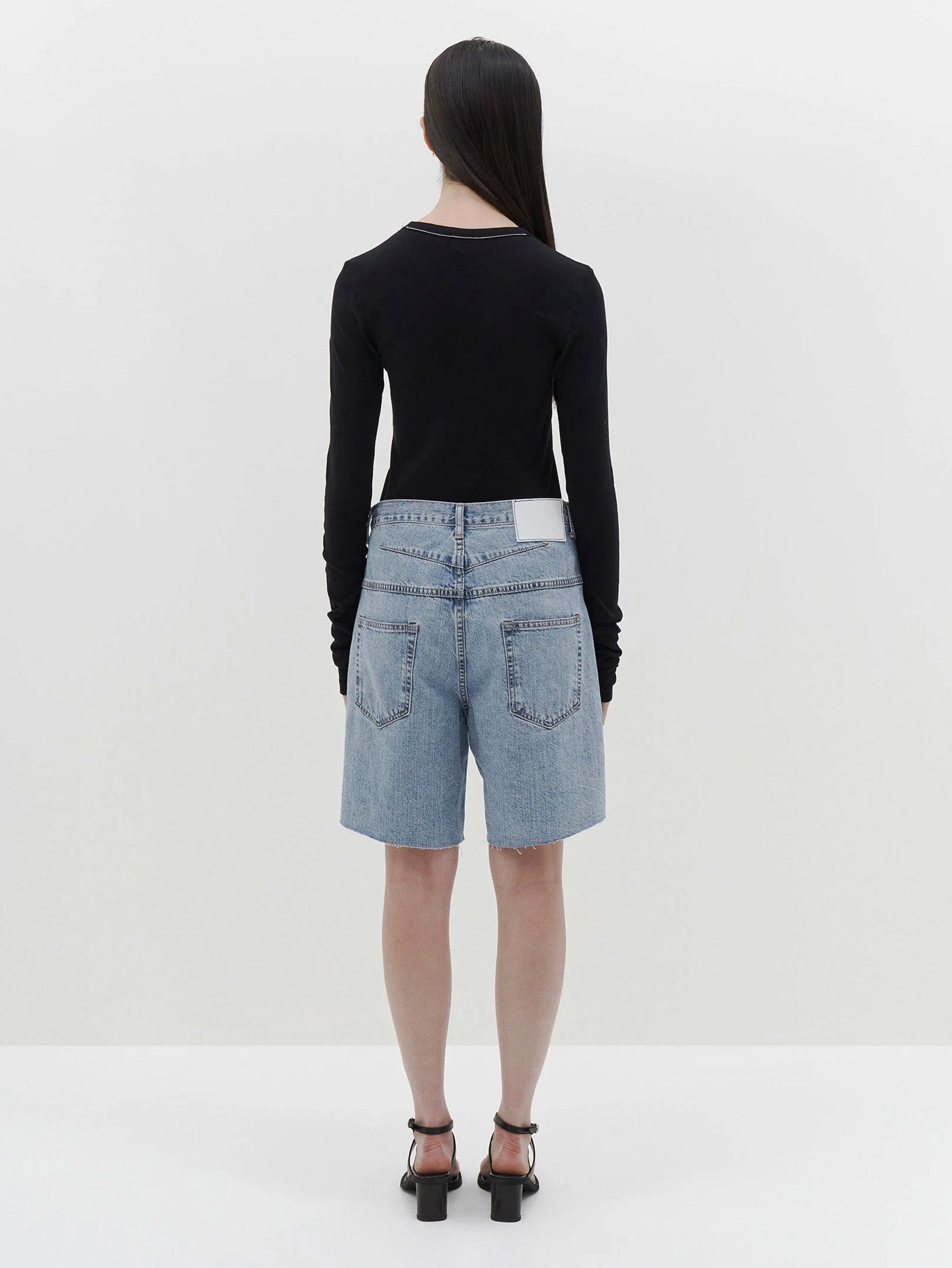 Slim Superfine Rib Long Sleeve T-Shirt – BASSIKE