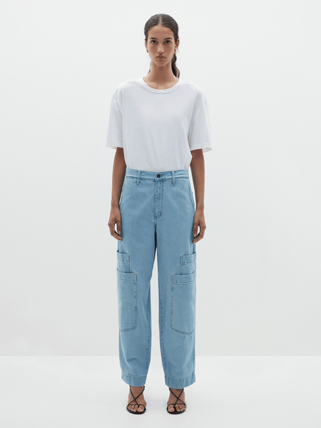 denim workwear pocket jean bassike