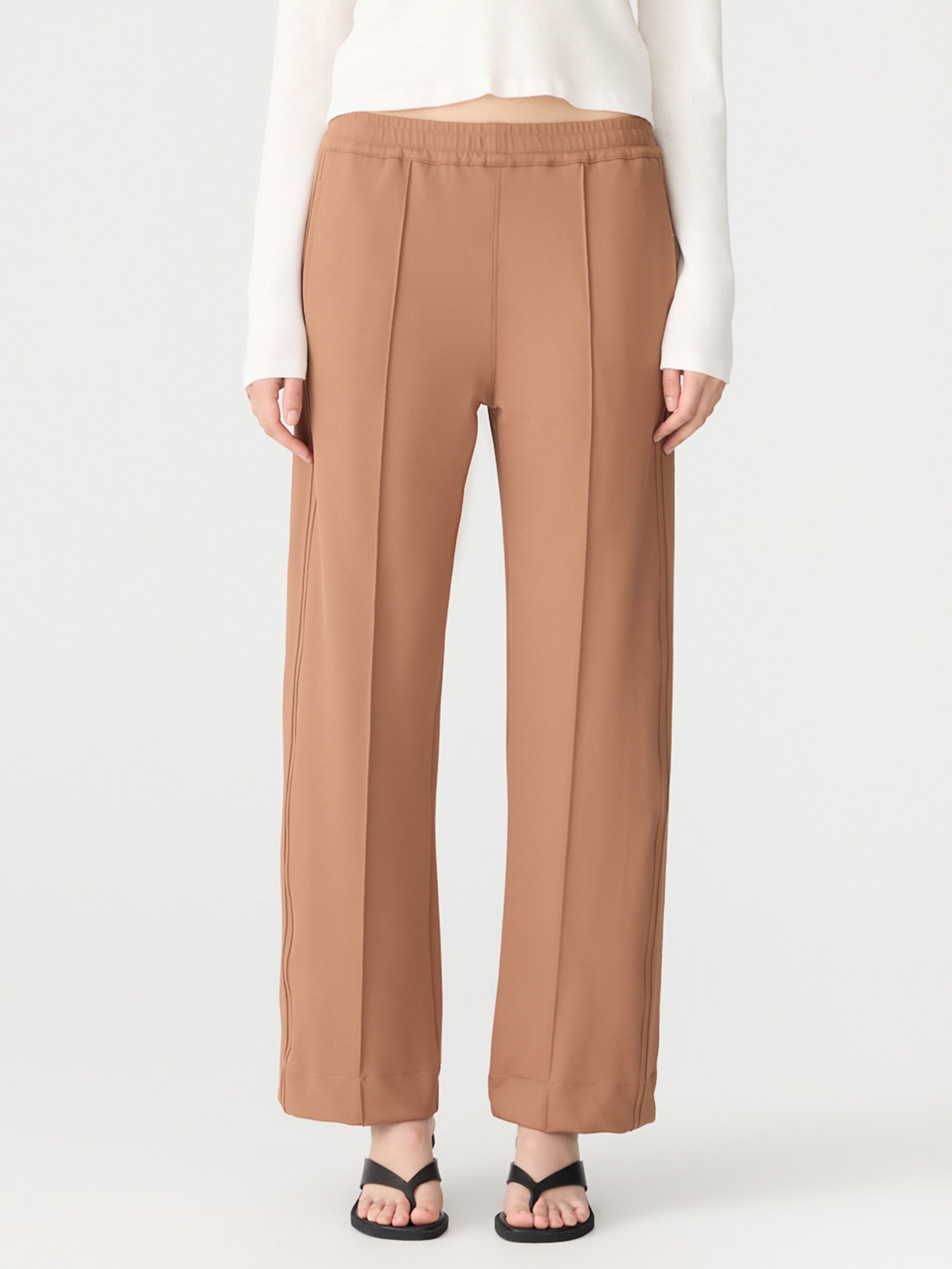 Twill Pinstitch Detail Pant