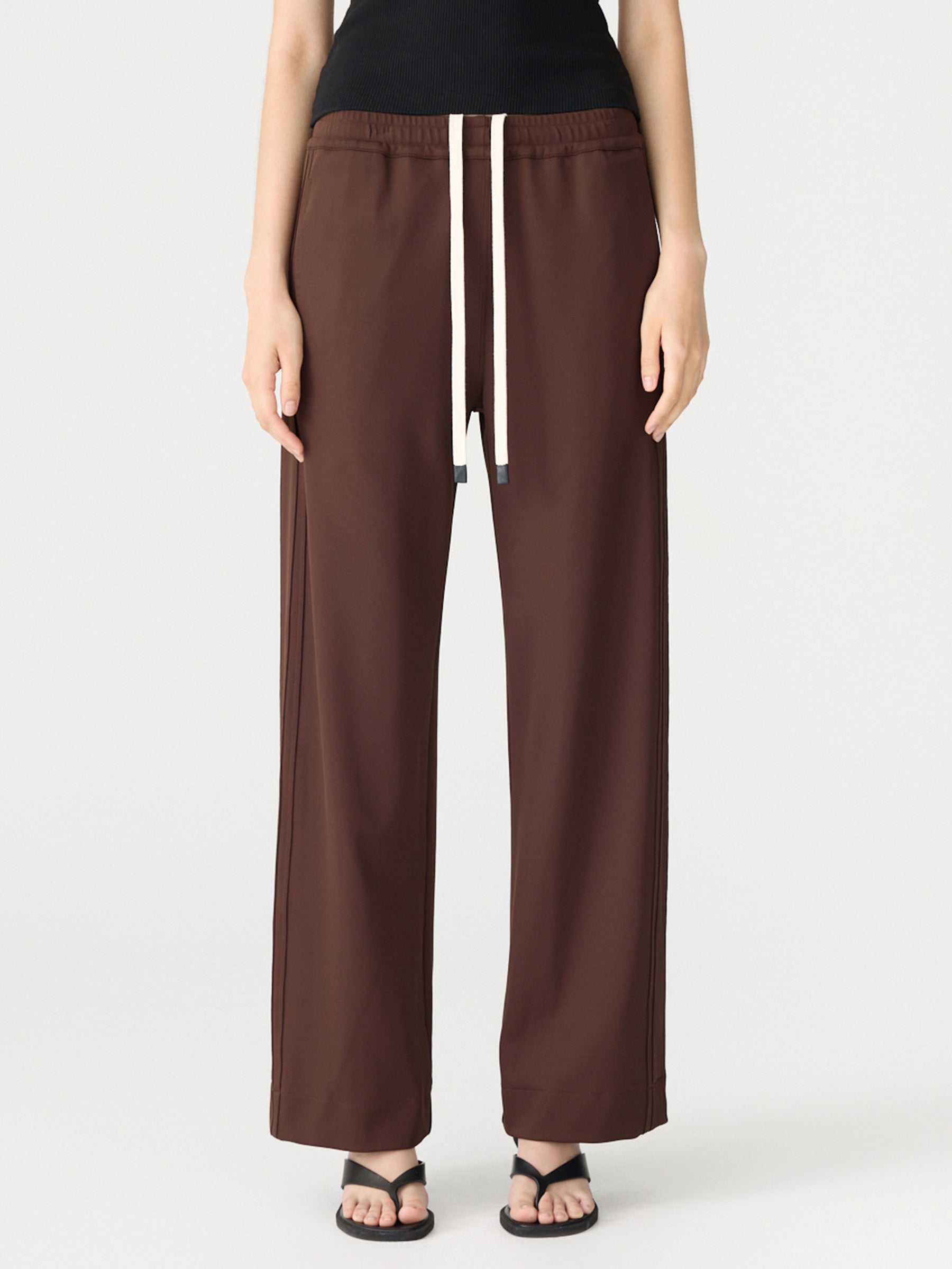 Twill Pinstitch Detail Pant