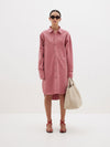 brushed cotton shirt dress