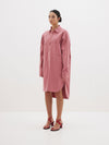 brushed cotton shirt dress