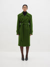 boucle wool coat